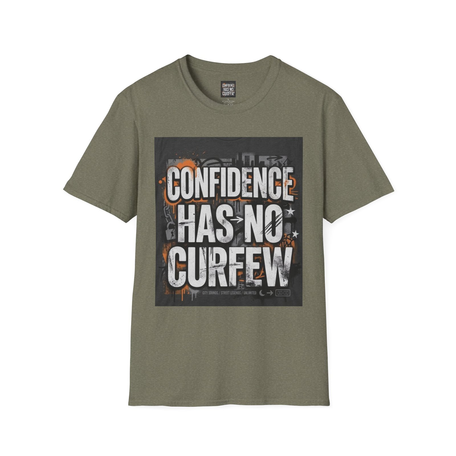 Confidence Has No Curfew T-Shirt — Empowering Urban Graphic Tee - Image 19