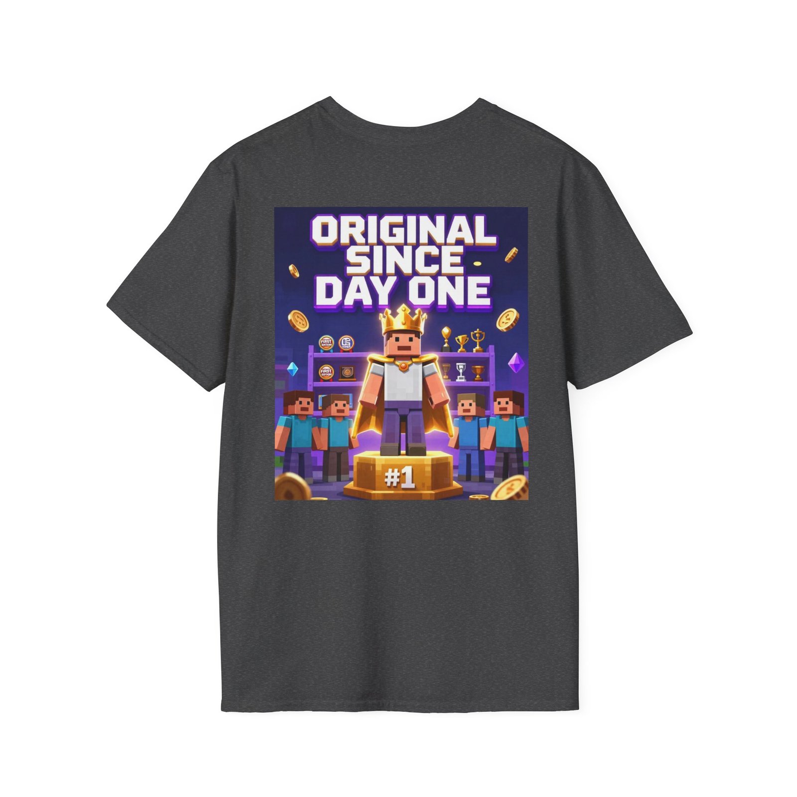 Original Since Day One T‑Shirt — Gamer Retro Crown Design - Image 28