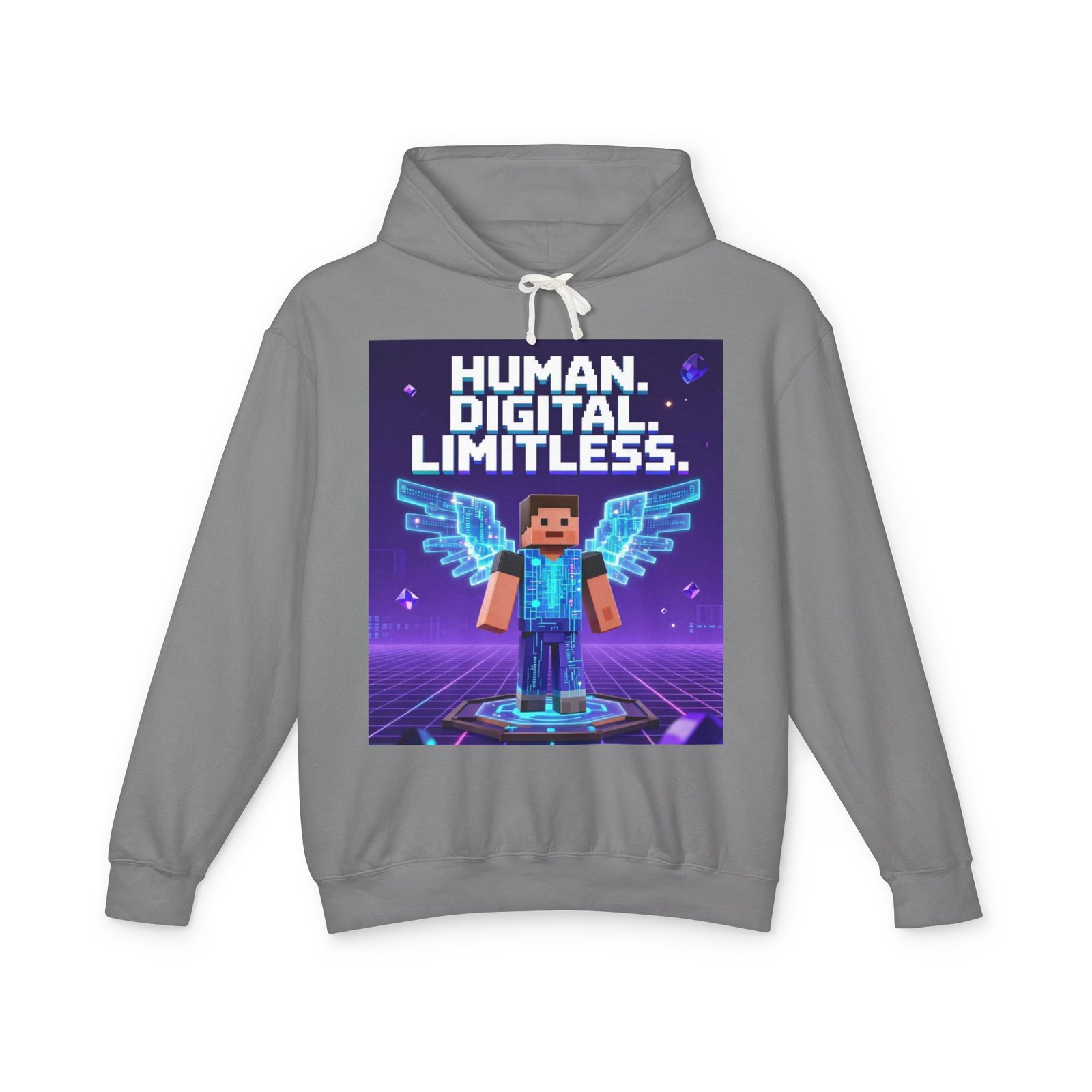Digital Angel Hoodie — "Human. Digital. Limitless." Gamer Sweatshirt - Image 29