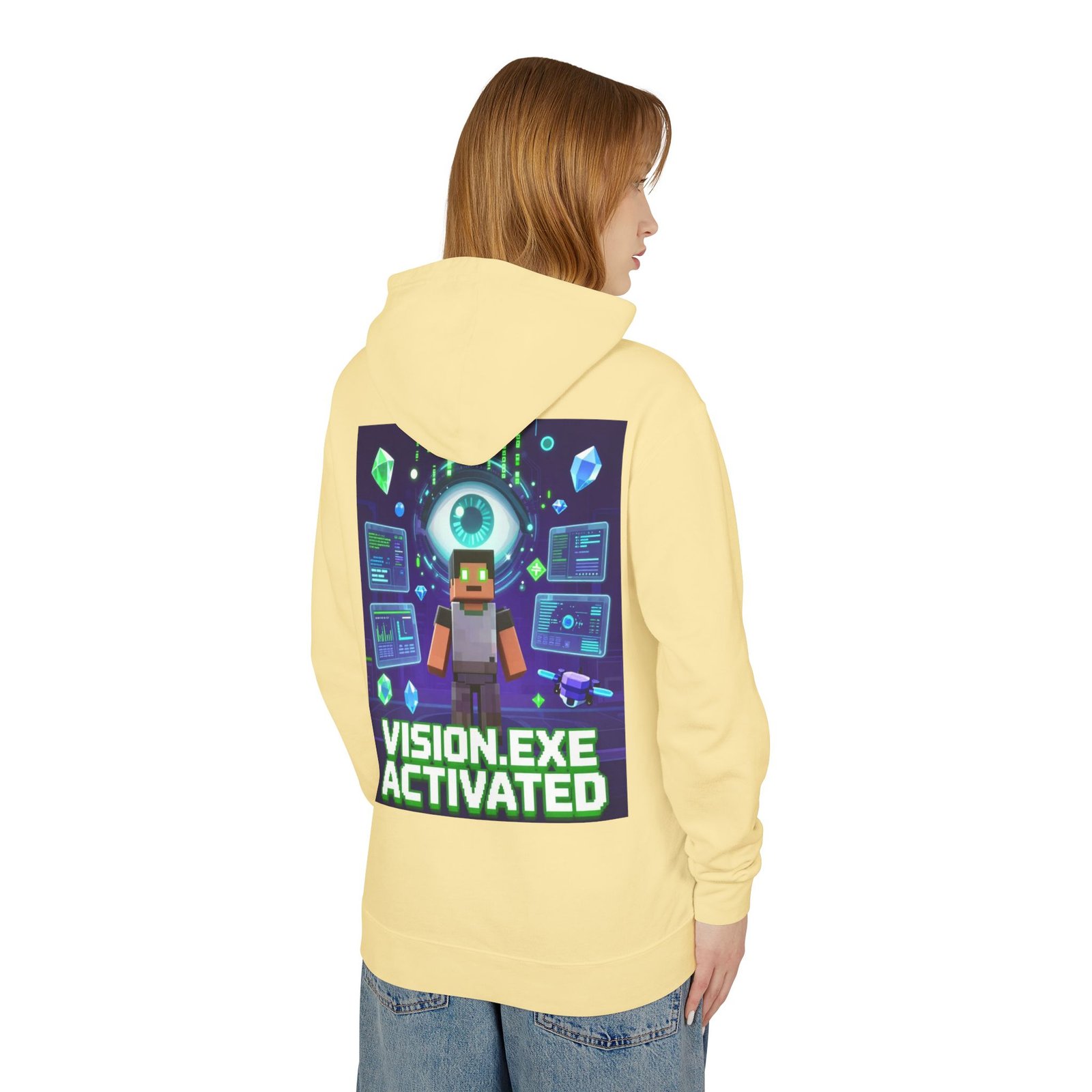 Vision.exe Activated Hoodie — Retro Gamer Tech Graphic Sweatshirt - Image 28