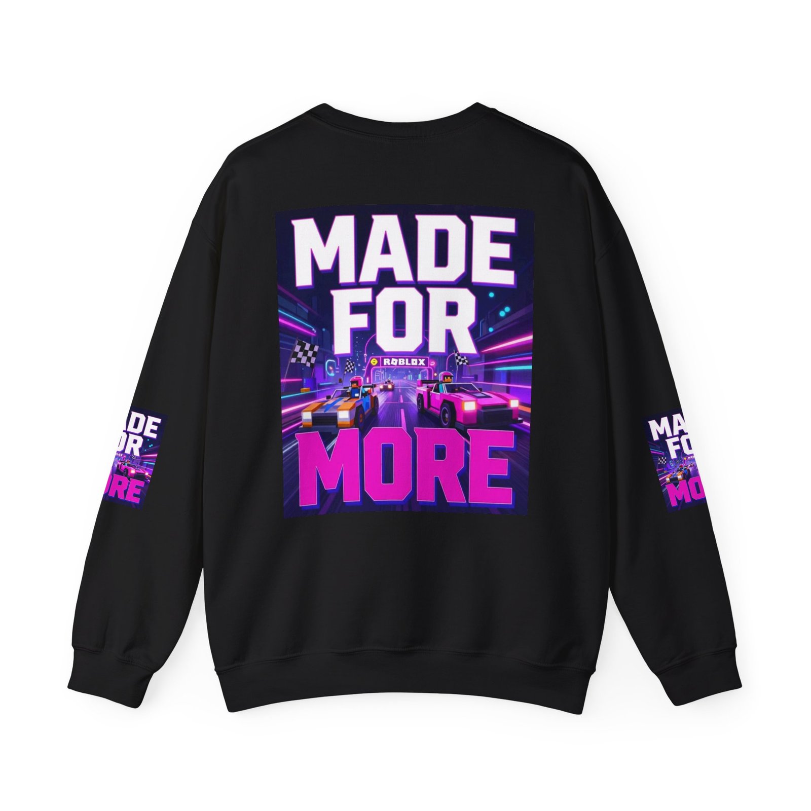 Made For More Sweatshirt — Retro Neon Racing Graphic Crewneck - Image 18