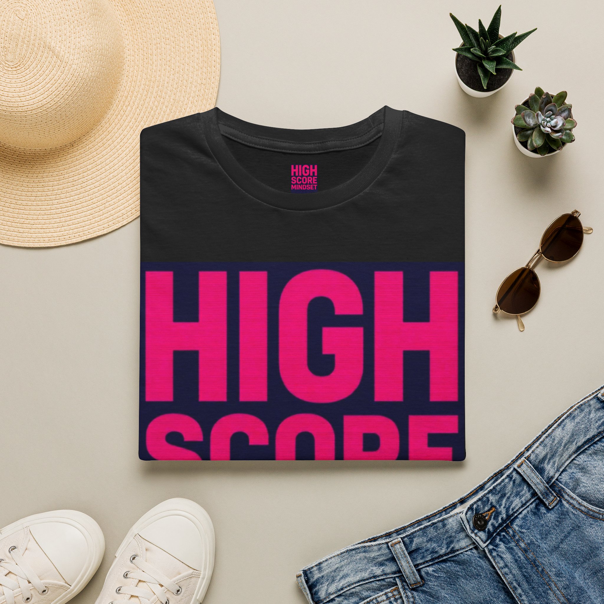 High Score Mindset T-Shirt — Retro Bold Motivational Tee - Image 5