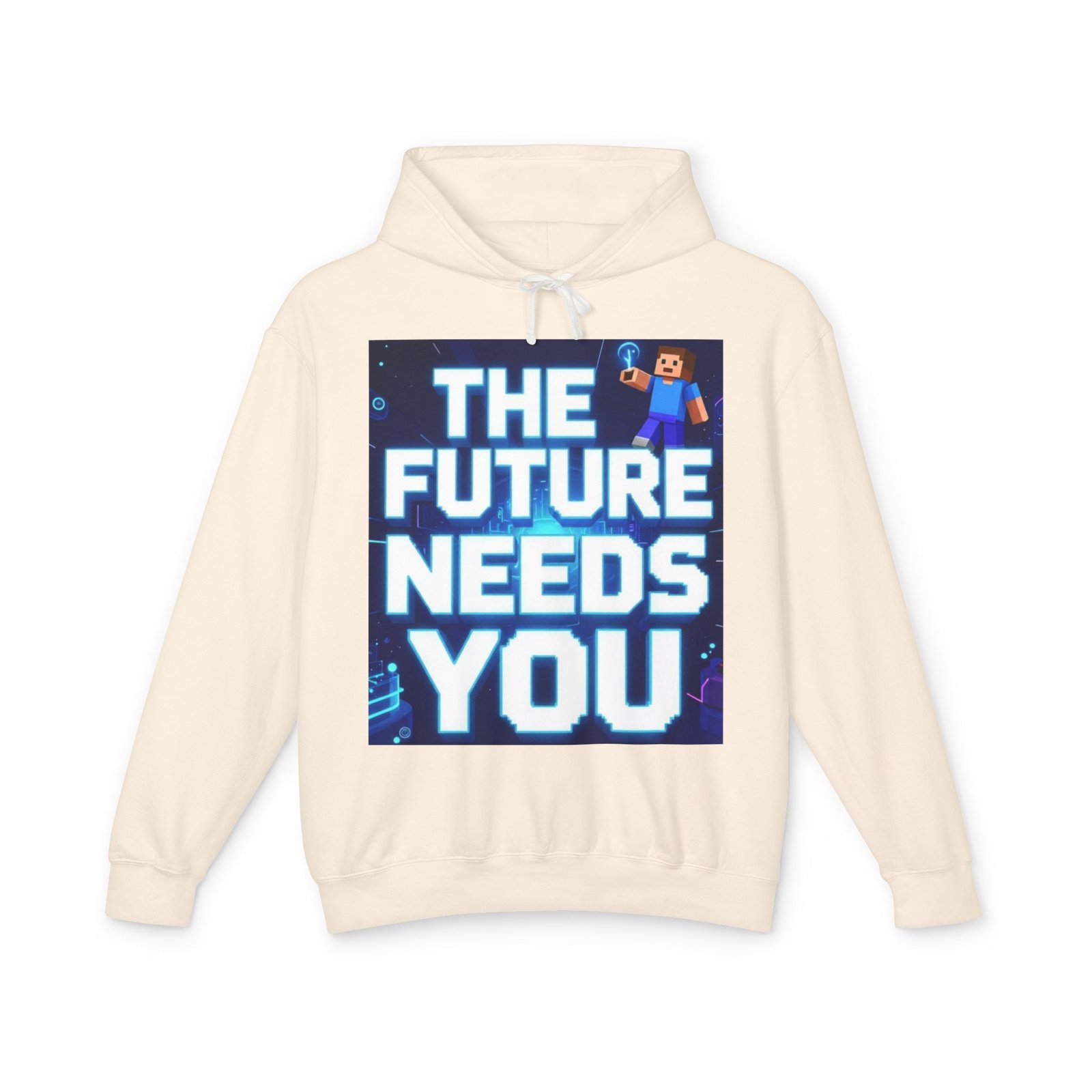 Hoodie — "The Future Needs You" Motivational Graphic Hoodie
