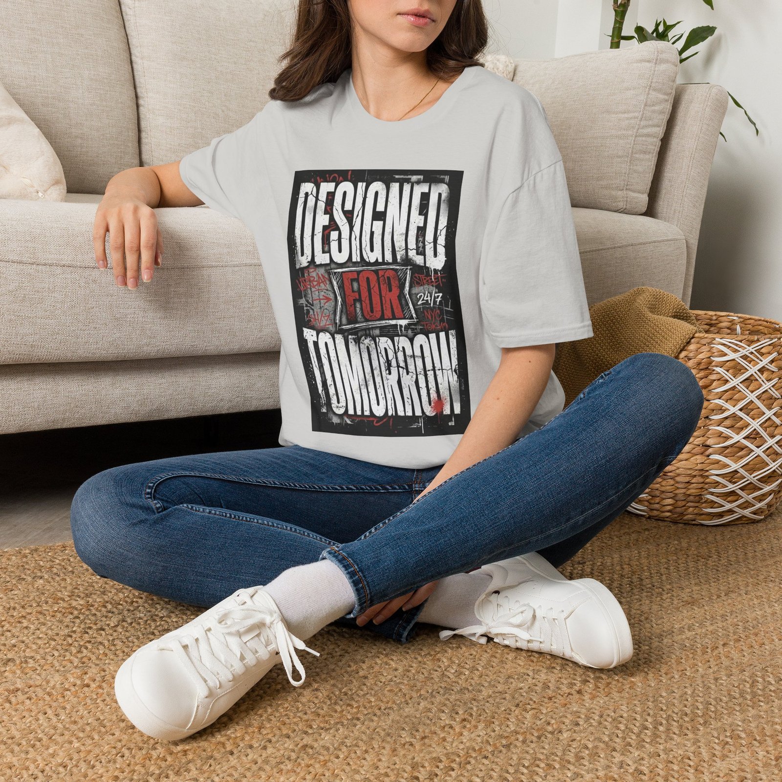 T-Shirt — "Designed for Tomorrow" Graphic Tee - Image 10