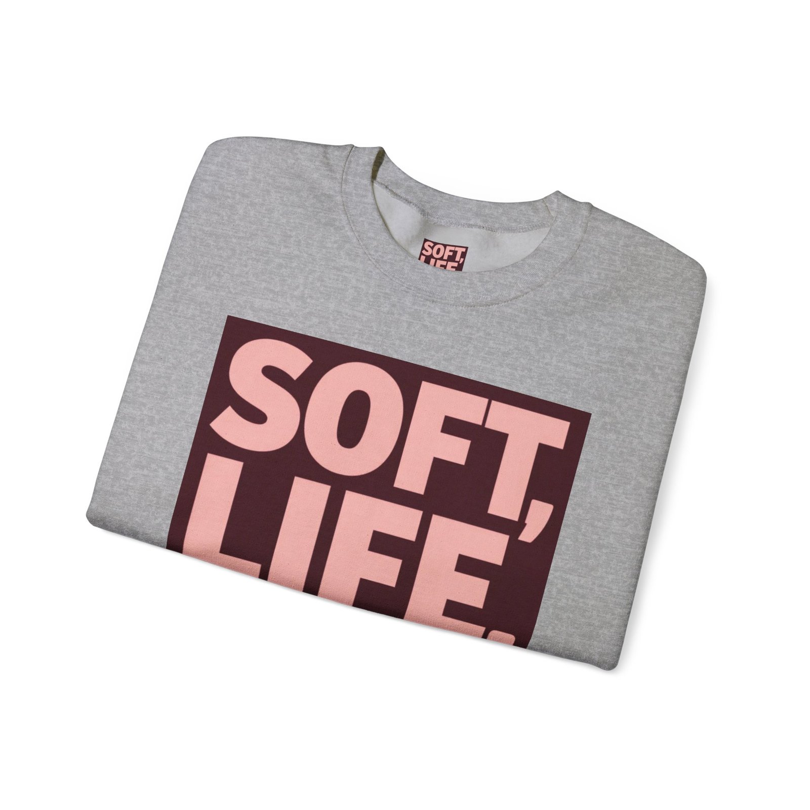 Soft Life Strong Mind Sweatshirt — Inspirational Graphic Crewneck - Image 23