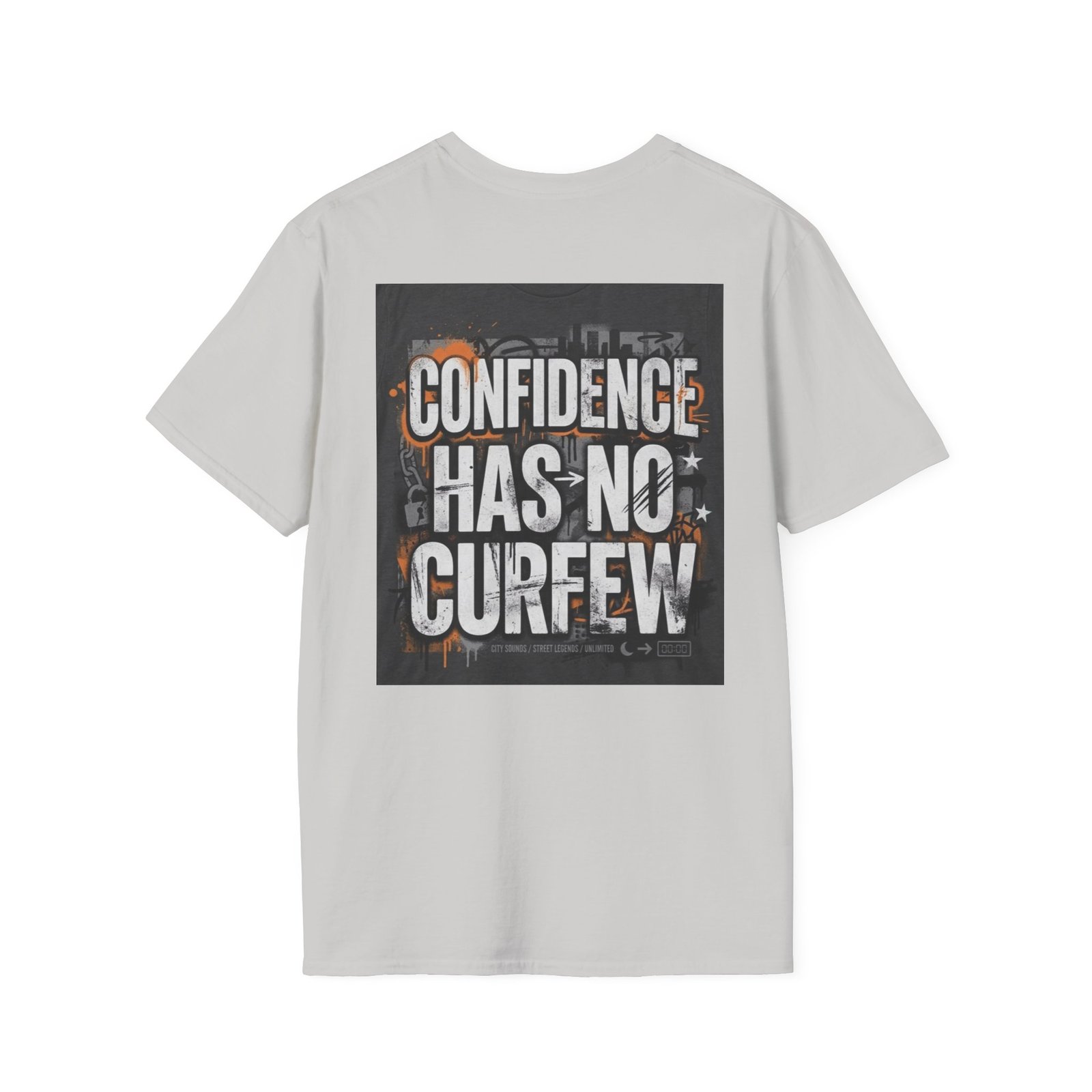 Confidence Has No Curfew T-Shirt — Empowering Urban Graphic Tee - Image 12