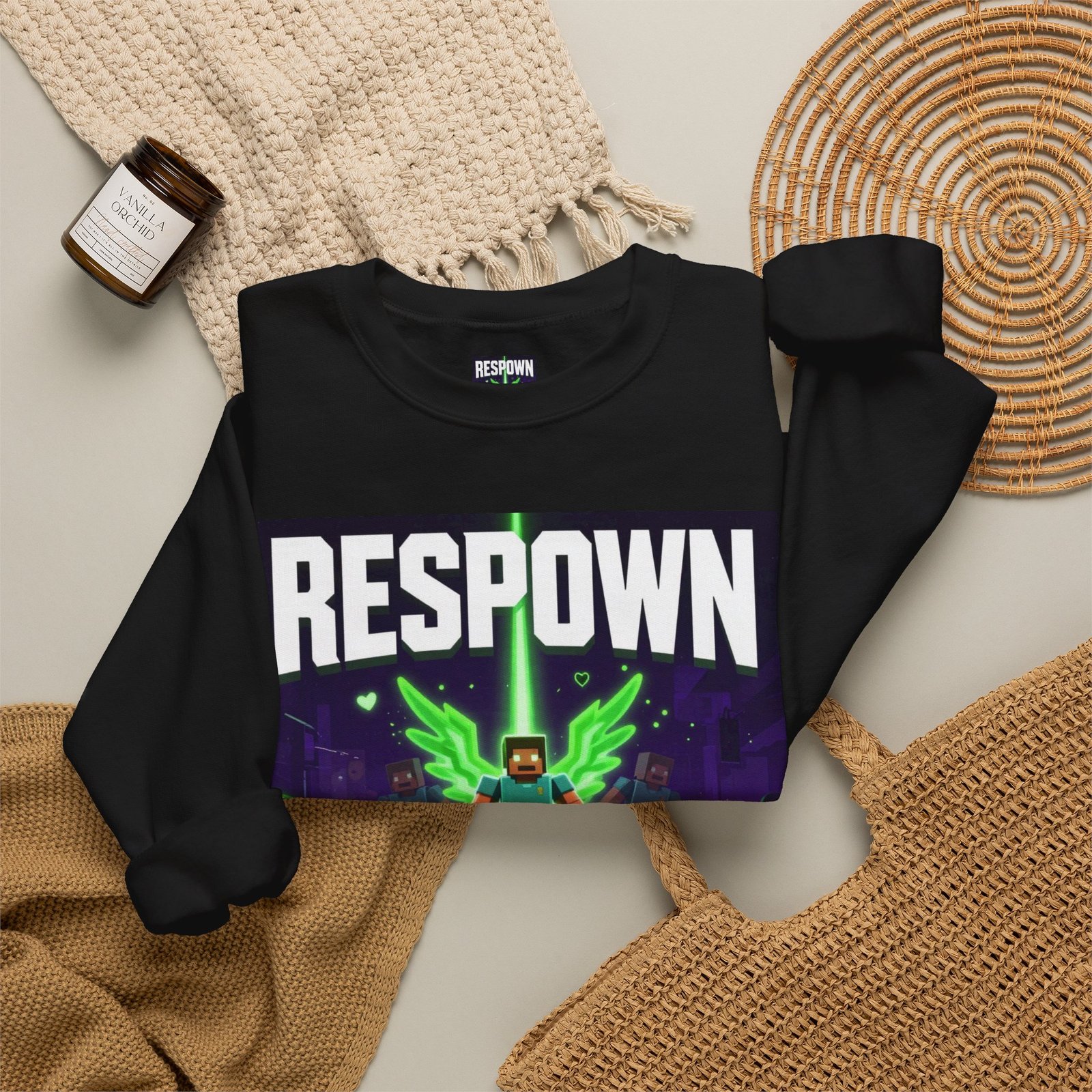 Respawn With Purpose Crewneck Sweatshirt — Gaming Graphic Pullover - Image 20