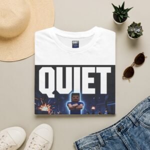 Quiet Power T-Shirt — Minecraft-Style Gamer Tee
