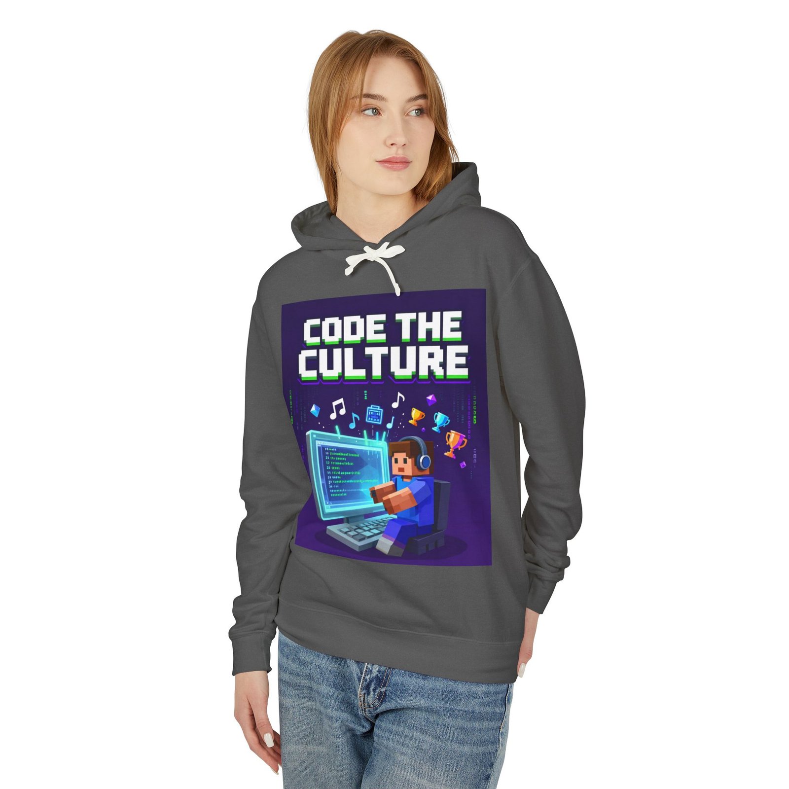Code the Culture Hoodie — Gamer Programmer Graphic Pullover - Image 23