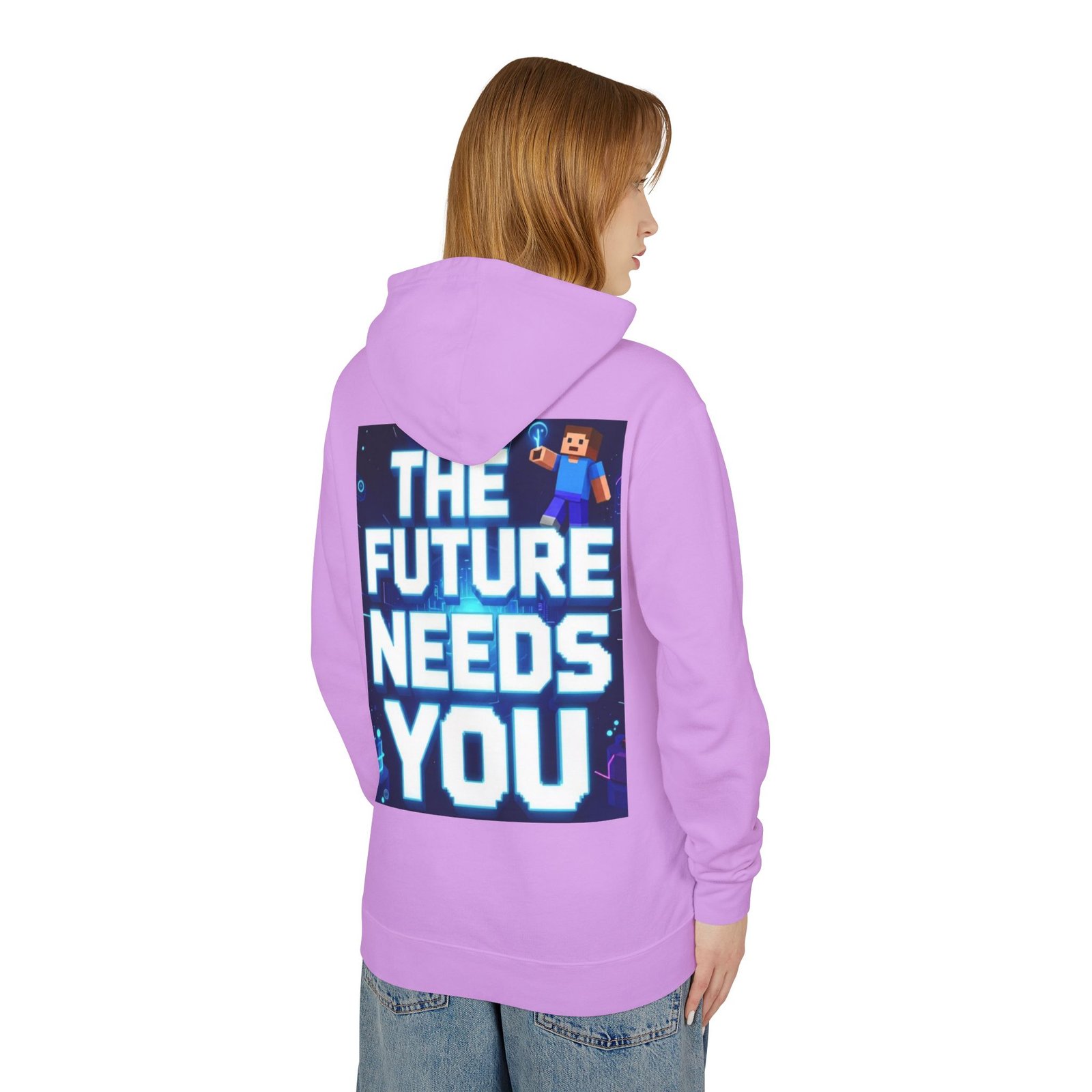 Hoodie — "The Future Needs You" Motivational Graphic Hoodie - Image 16