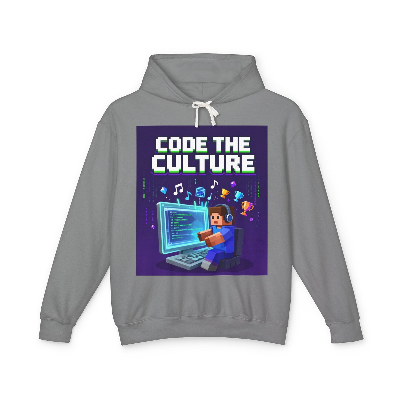 Code the Culture Hoodie — Gamer Programmer Graphic Pullover - Image 29