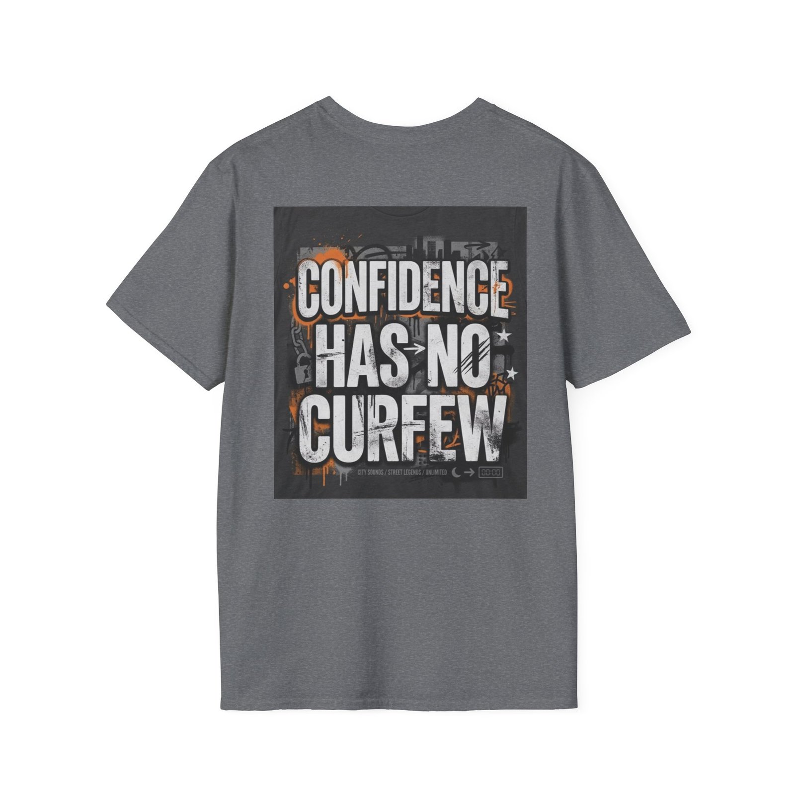 Confidence Has No Curfew T-Shirt — Empowering Urban Graphic Tee - Image 24