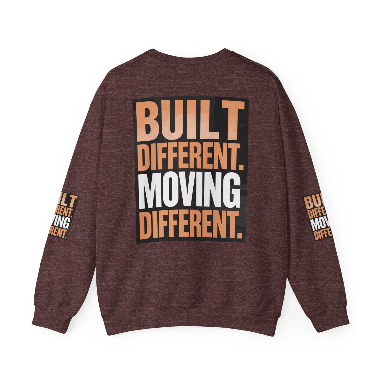 Built Different Crewneck Sweatshirt — "Built Different. Moving Different." Graphic Pullover - Image 14