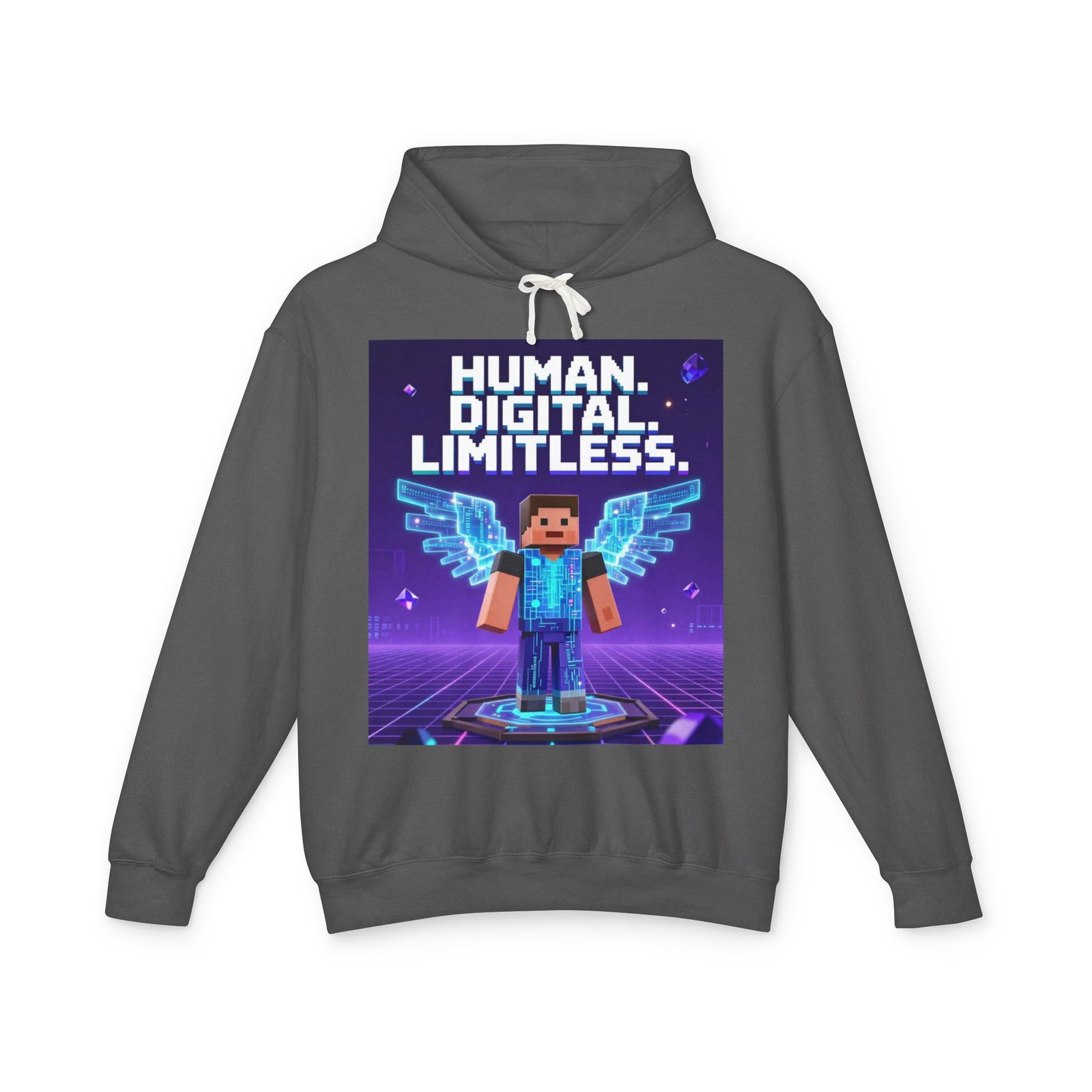 Digital Angel Hoodie — "Human. Digital. Limitless." Gamer Sweatshirt - Image 21