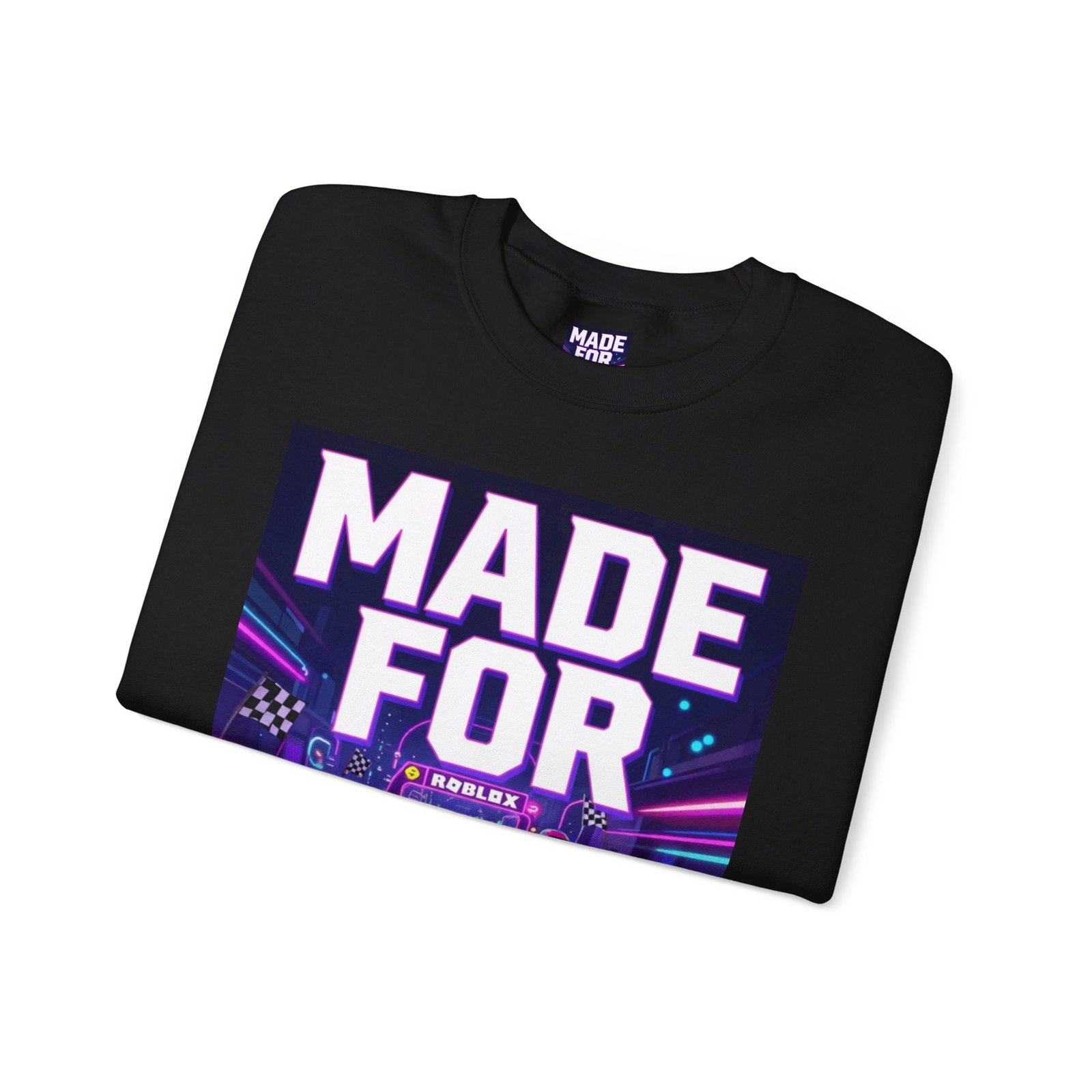 Made For More Sweatshirt — Retro Neon Racing Graphic Crewneck - Image 19