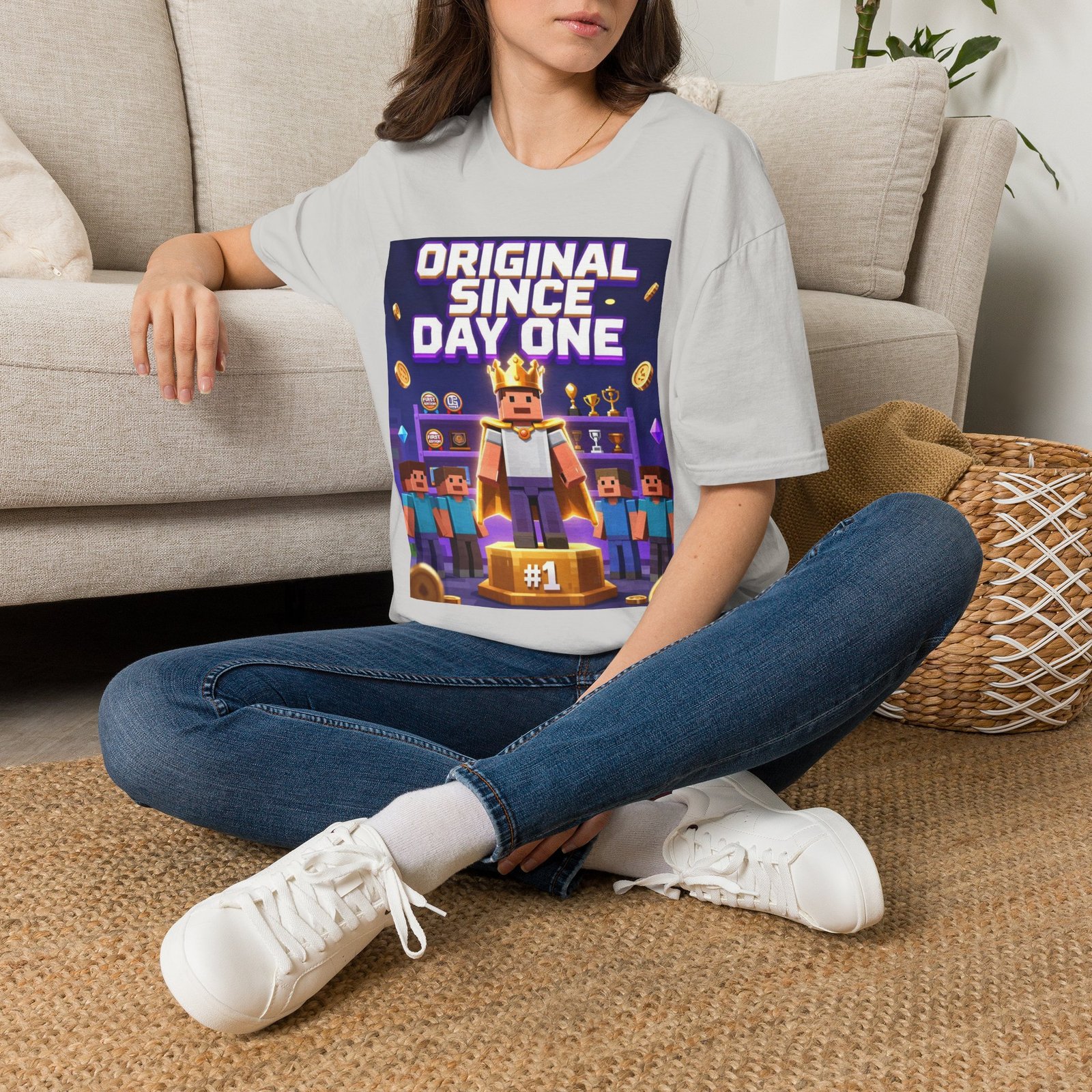 Original Since Day One T‑Shirt — Gamer Retro Crown Design - Image 10