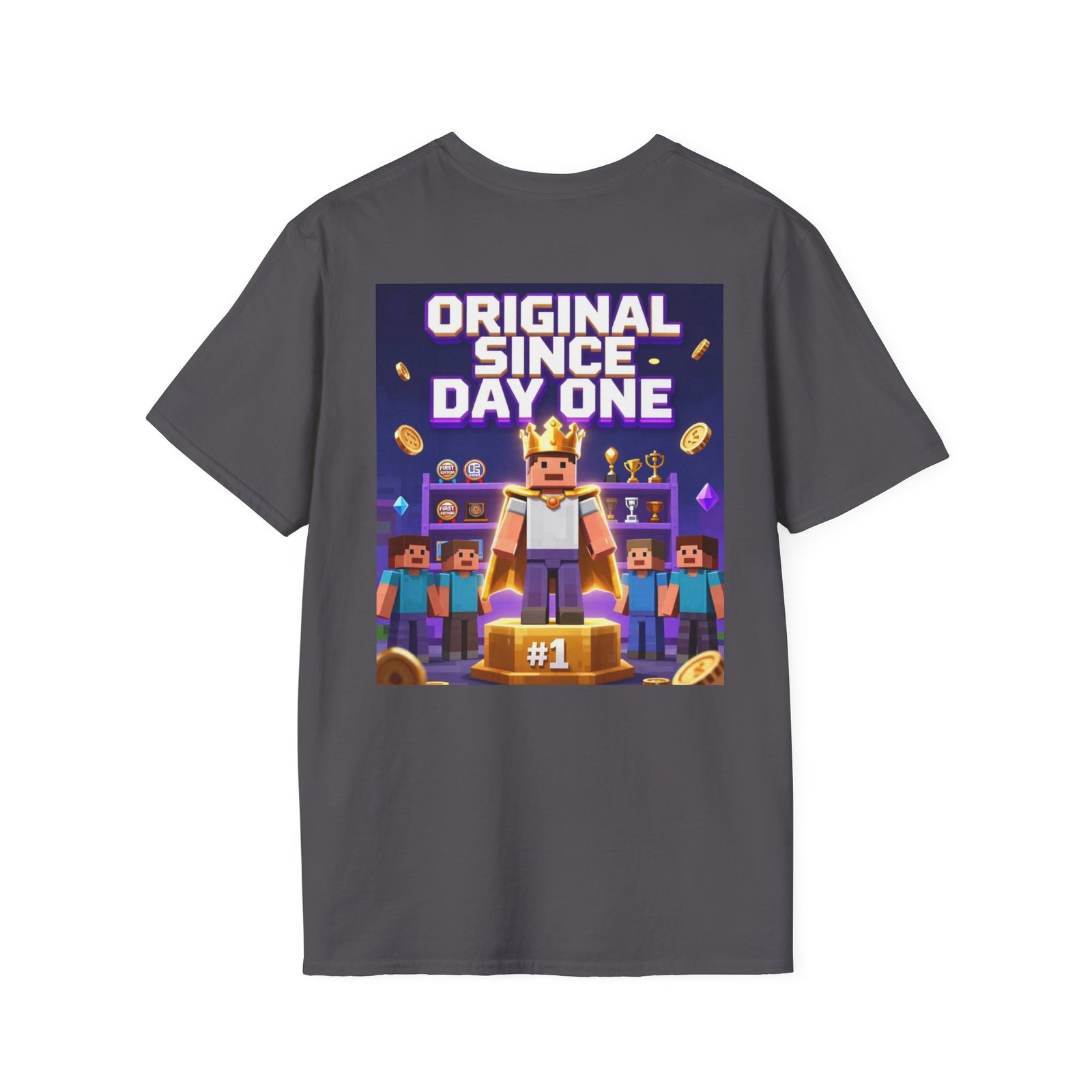 Original Since Day One T‑Shirt — Gamer Retro Crown Design - Image 36