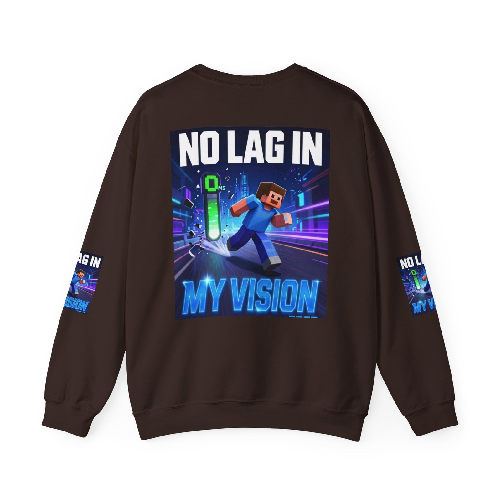 No Lag In My Vision Sweatshirt — Gamer Graphic Crewneck - Image 26