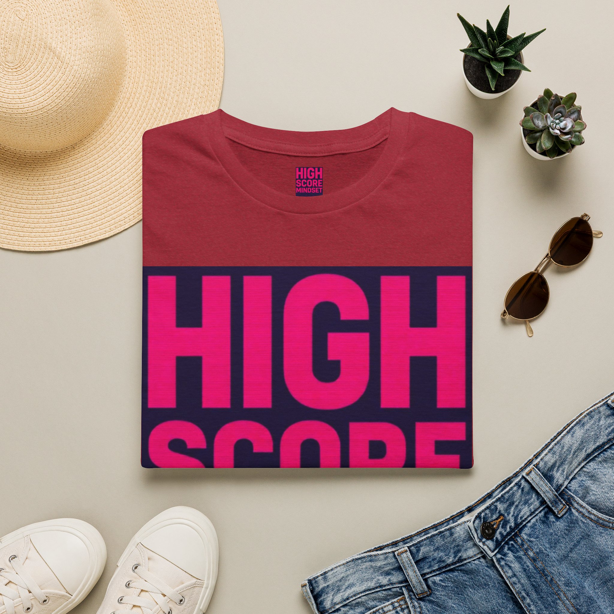 High Score Mindset T-Shirt — Retro Bold Motivational Tee - Image 45