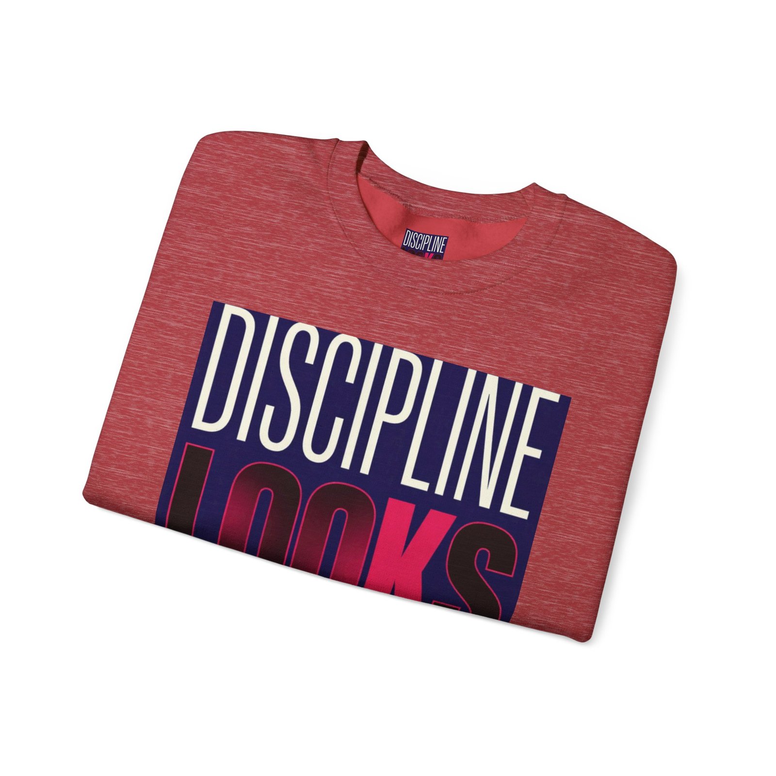 Discipline Looks Good Sweatshirt — Motivational Graphic Crewneck - Image 43