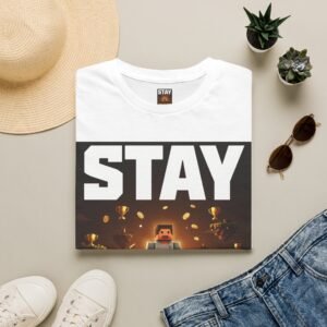 Stay Grounded T-Shirt — Minecraft-Inspired 'STAY GROUNDED' Gaming Tee