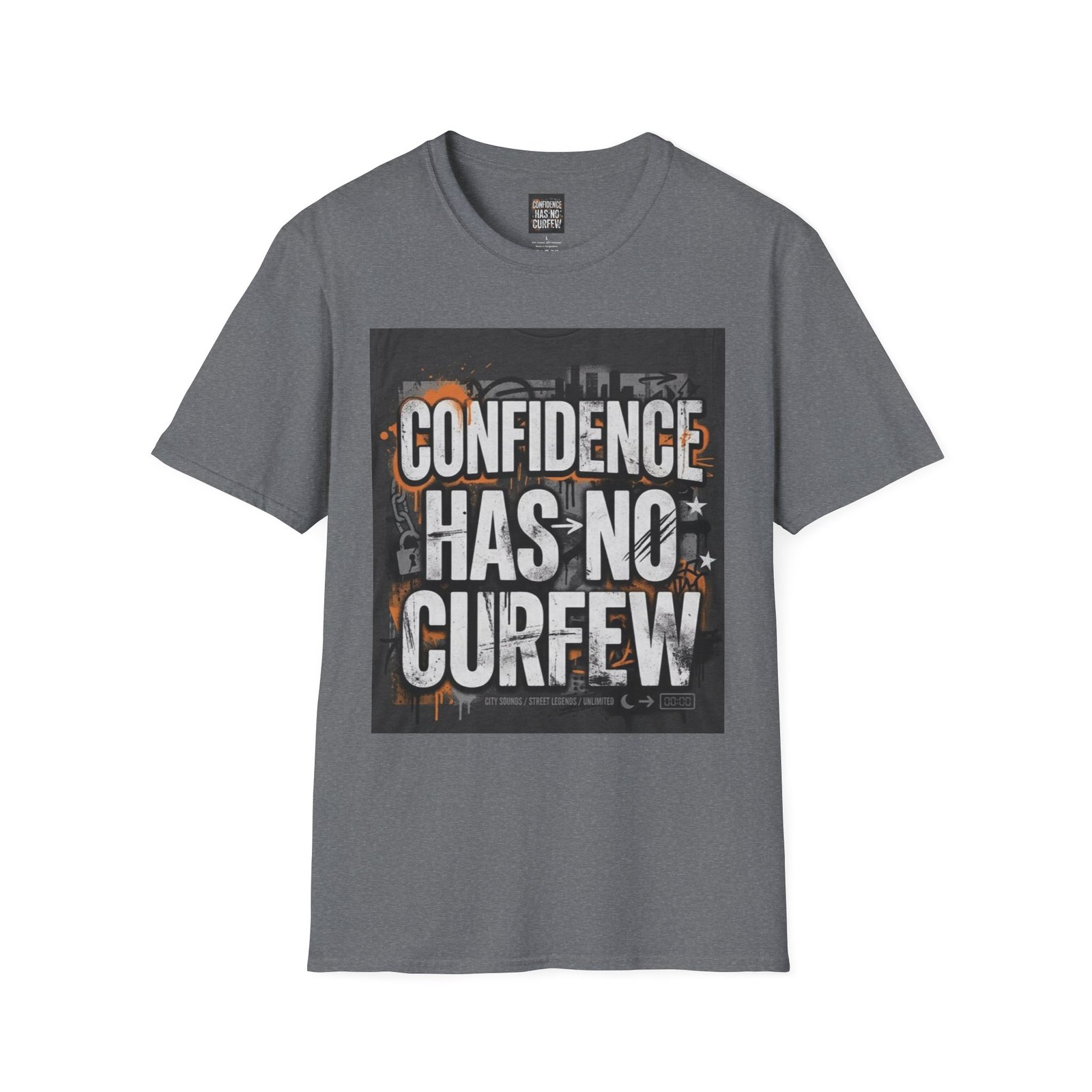 Confidence Has No Curfew T-Shirt — Empowering Urban Graphic Tee - Image 23