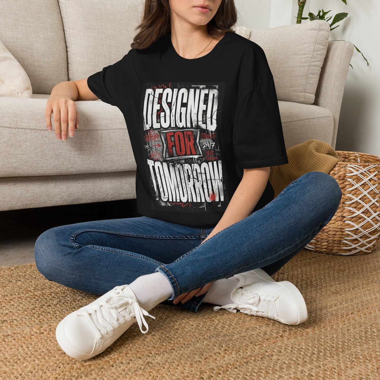 T-Shirt — "Designed for Tomorrow" Graphic Tee - Image 6