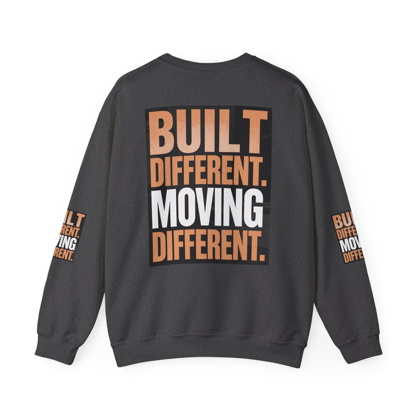 Built Different Crewneck Sweatshirt — "Built Different. Moving Different." Graphic Pullover - Image 34