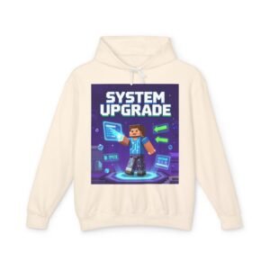 System Upgrade Hoodie — Retro Pixel Gamer Tech Sweatshirt