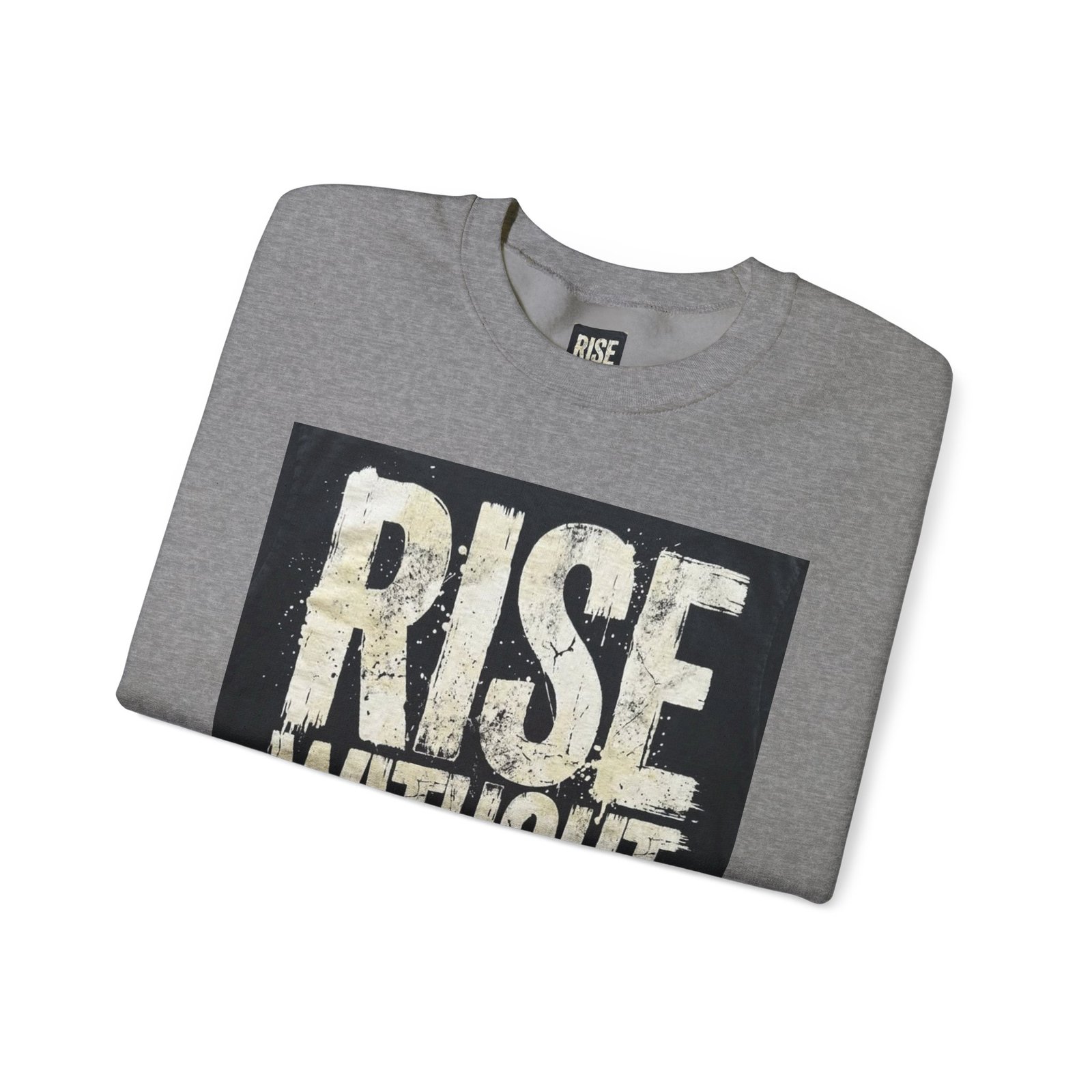 Crewneck Sweatshirt — "RISE WITHOUT PERMISSION" Bold Graphic - Image 31
