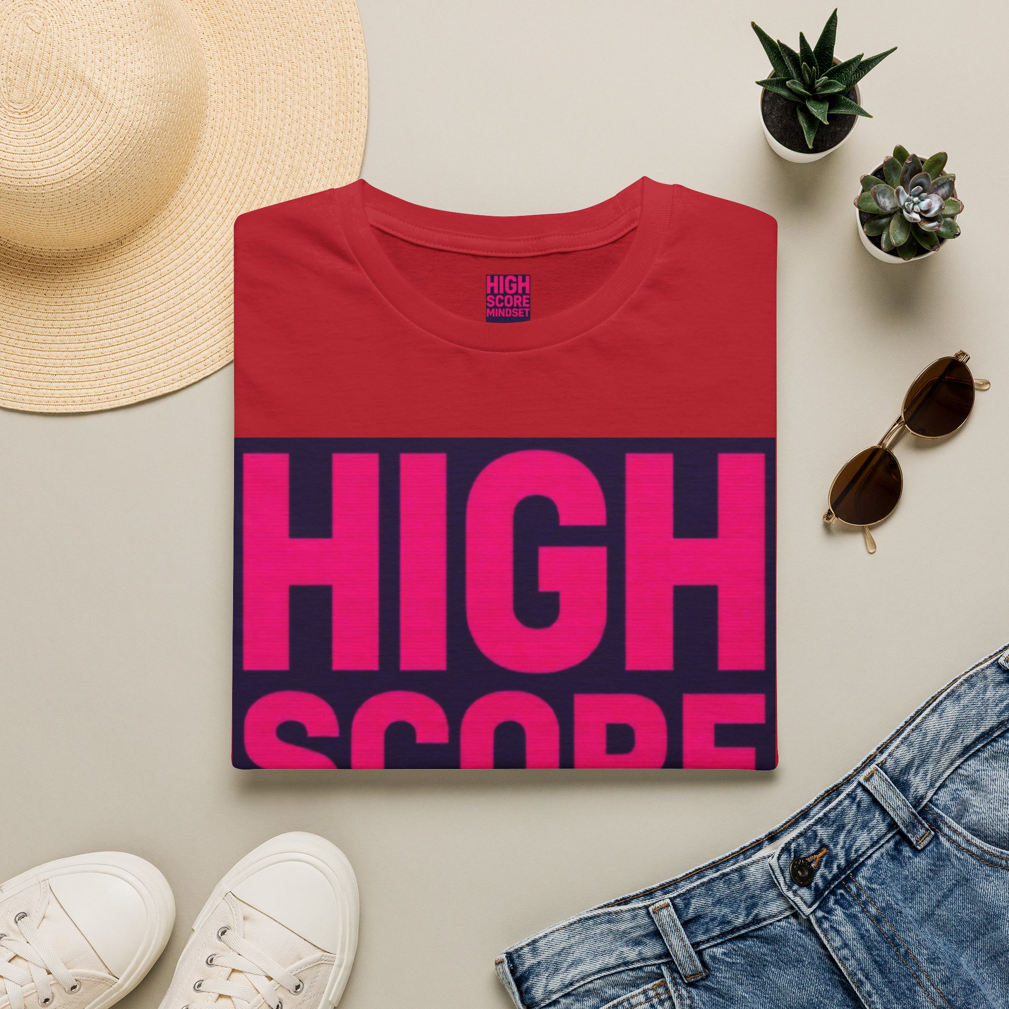 High Score Mindset T-Shirt — Retro Bold Motivational Tee - Image 49