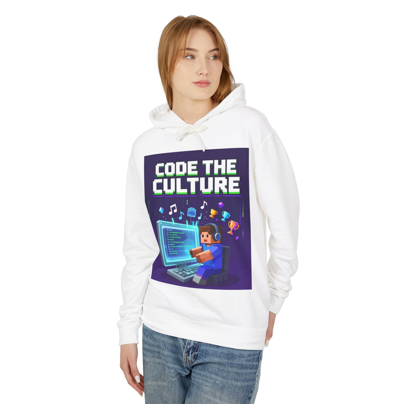 Code the Culture Hoodie — Gamer Programmer Graphic Pullover - Image 7