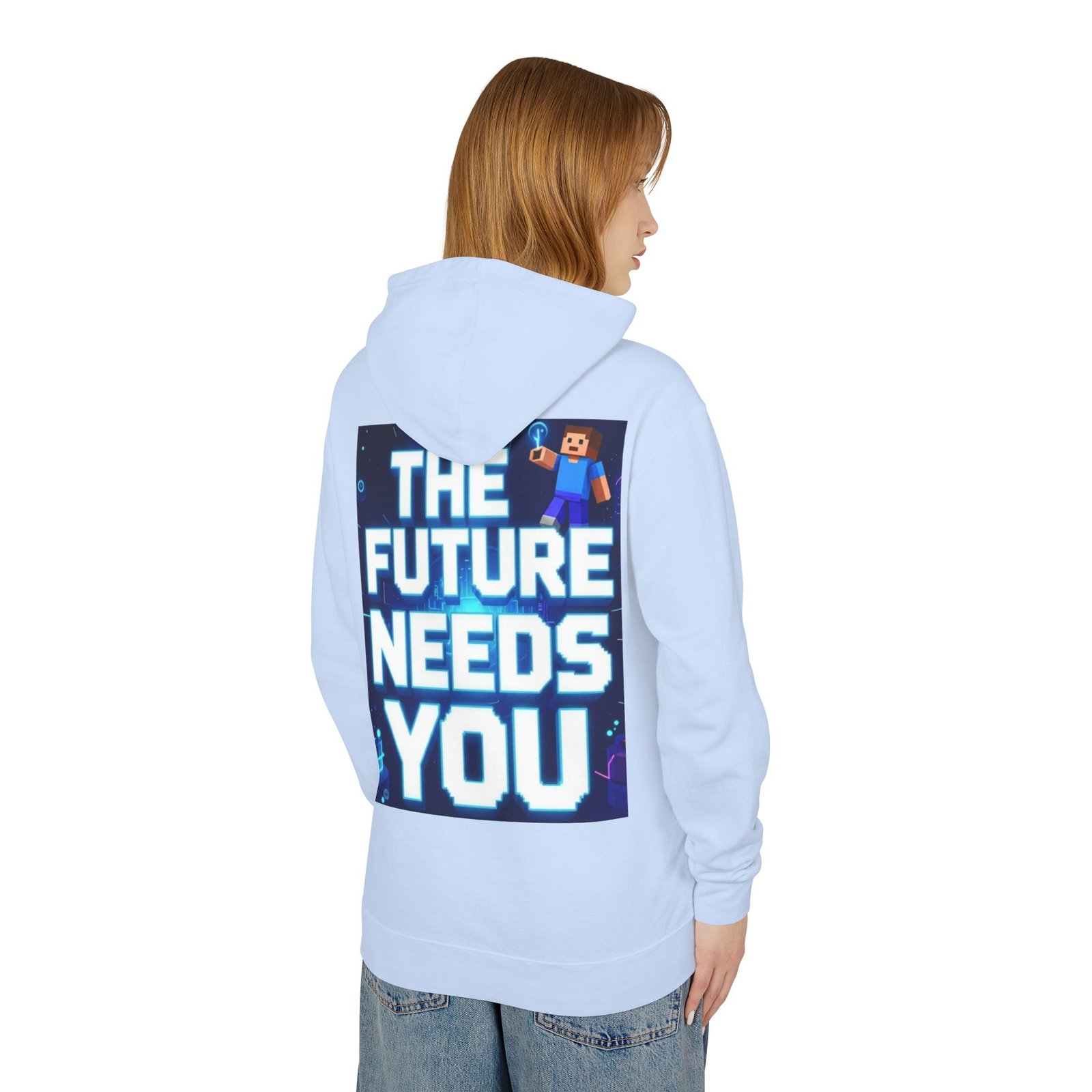 Hoodie — "The Future Needs You" Motivational Graphic Hoodie - Image 12