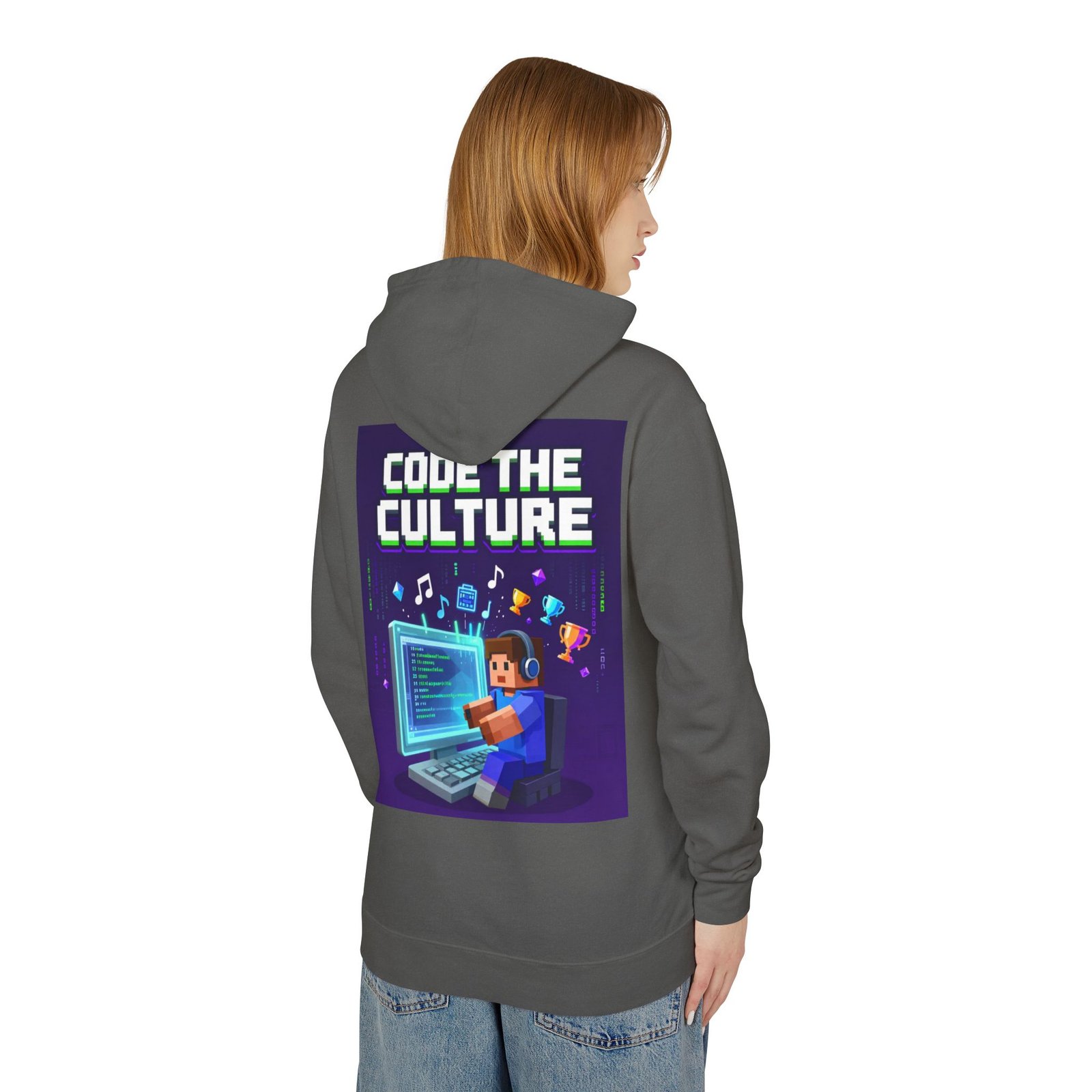 Code the Culture Hoodie — Gamer Programmer Graphic Pullover - Image 24