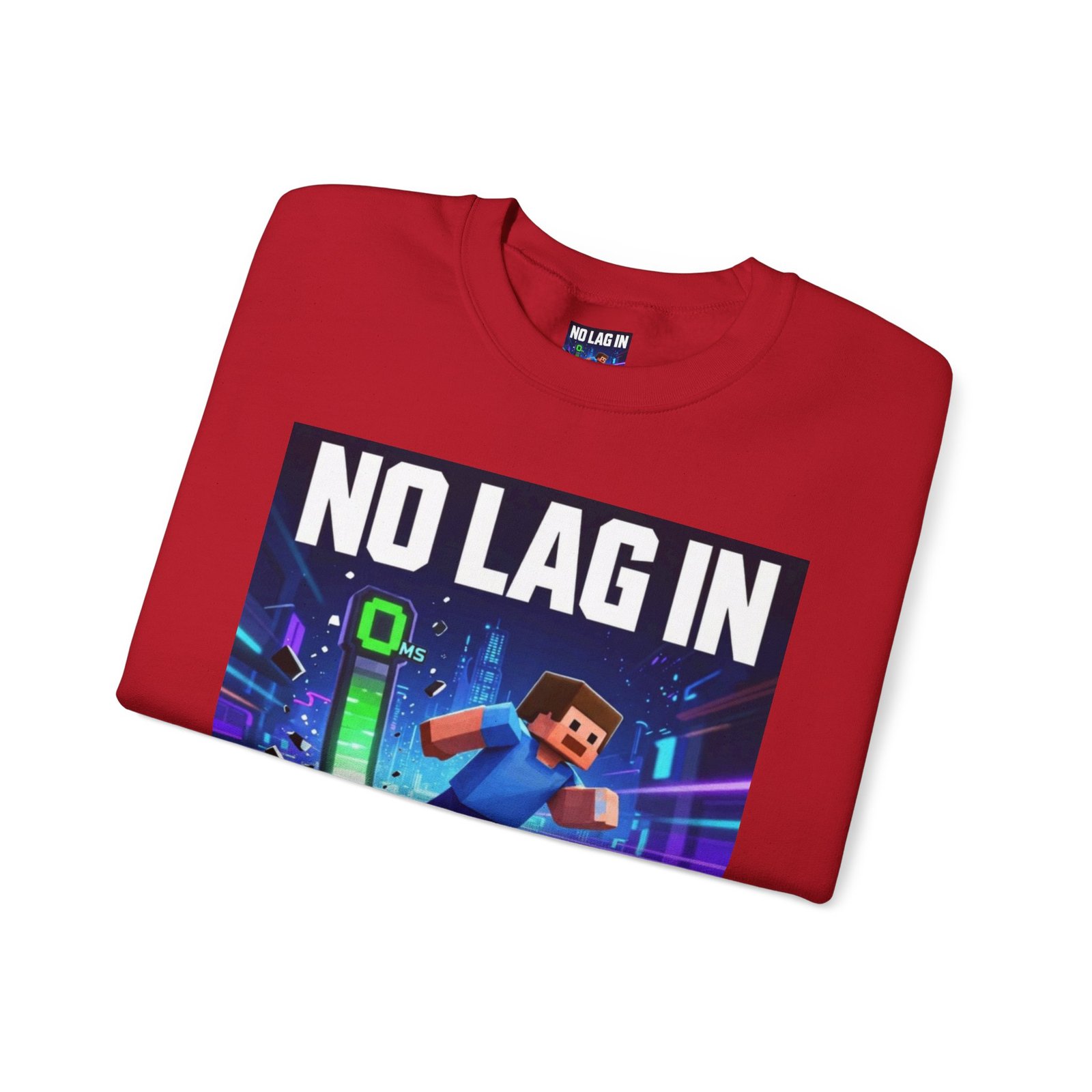No Lag In My Vision Sweatshirt — Gamer Graphic Crewneck - Image 55