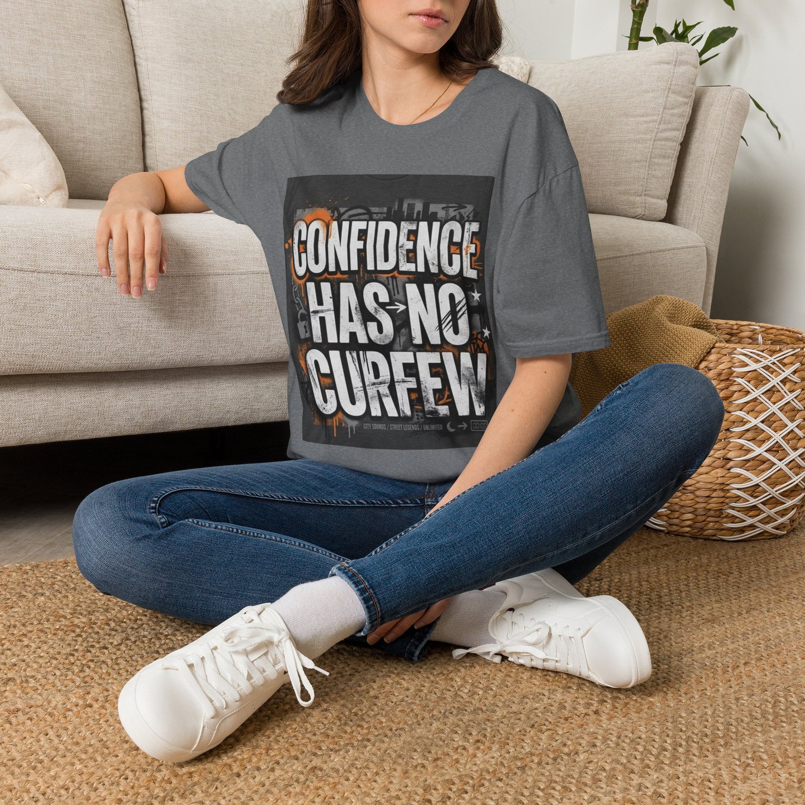 Confidence Has No Curfew T-Shirt — Empowering Urban Graphic Tee - Image 22