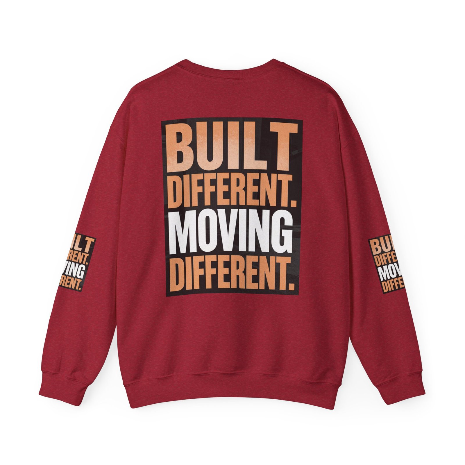 Built Different Crewneck Sweatshirt — "Built Different. Moving Different." Graphic Pullover - Image 50
