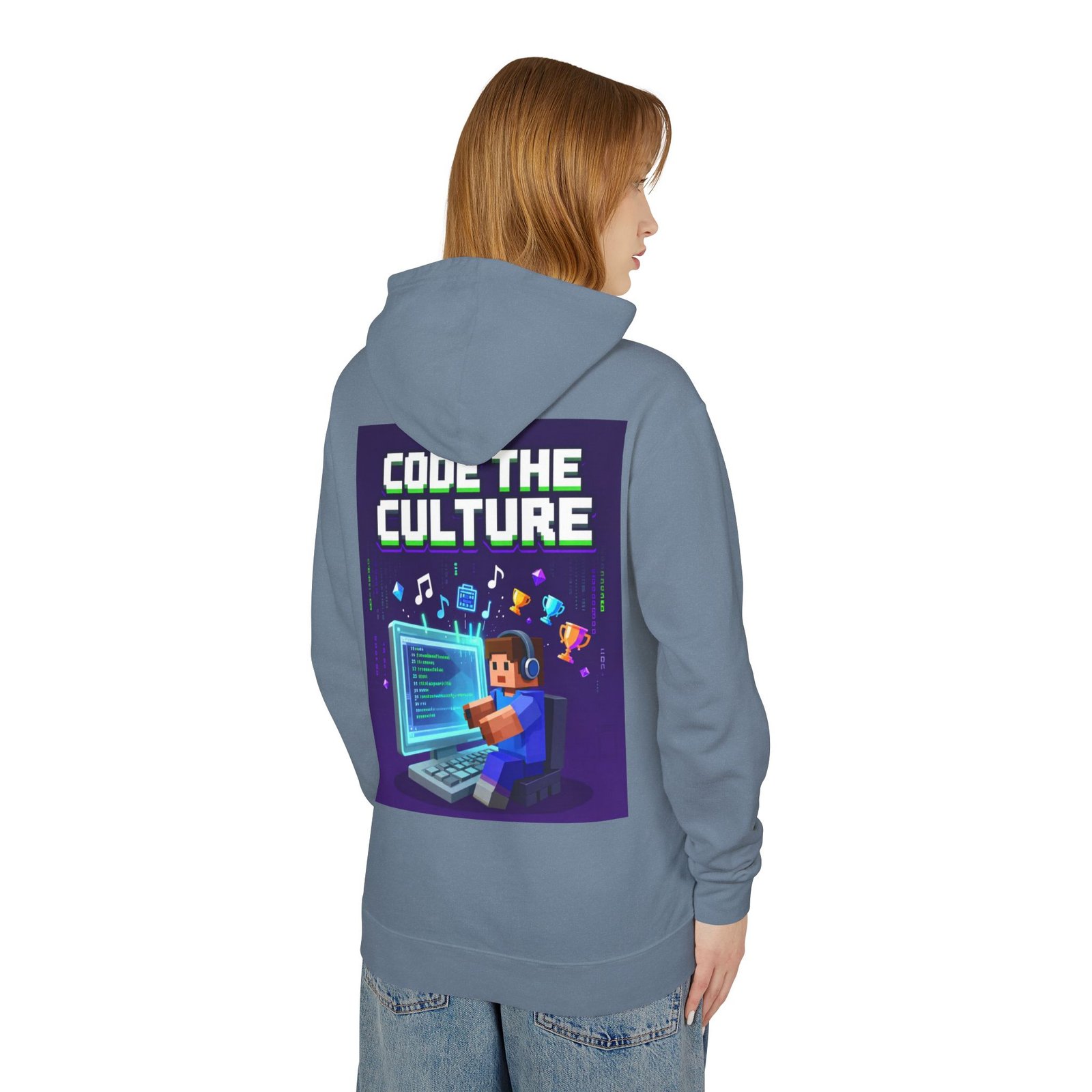 Code the Culture Hoodie — Gamer Programmer Graphic Pullover - Image 36