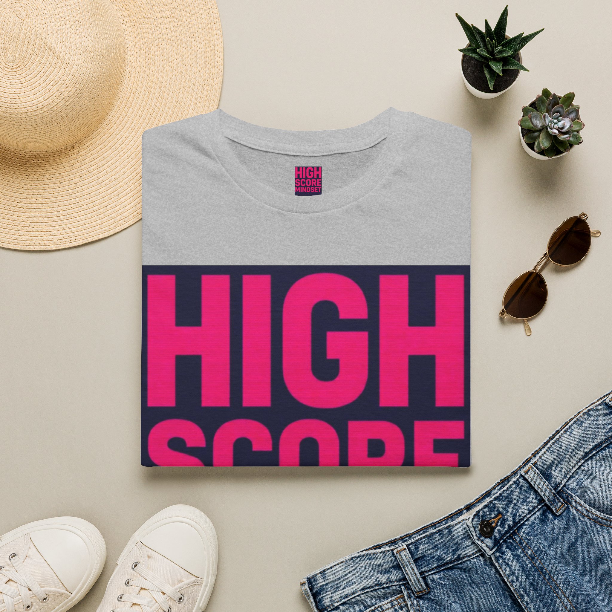 High Score Mindset T-Shirt — Retro Bold Motivational Tee - Image 13