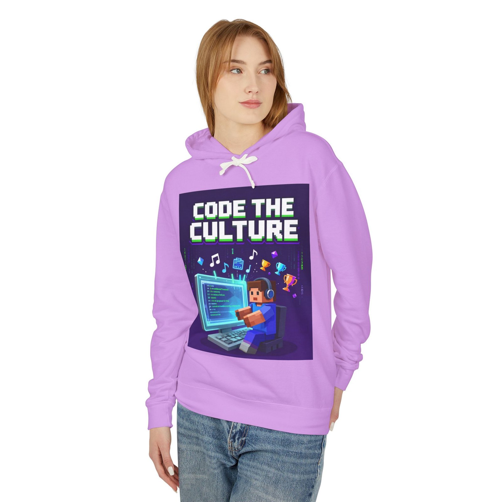 Code the Culture Hoodie — Gamer Programmer Graphic Pullover - Image 15