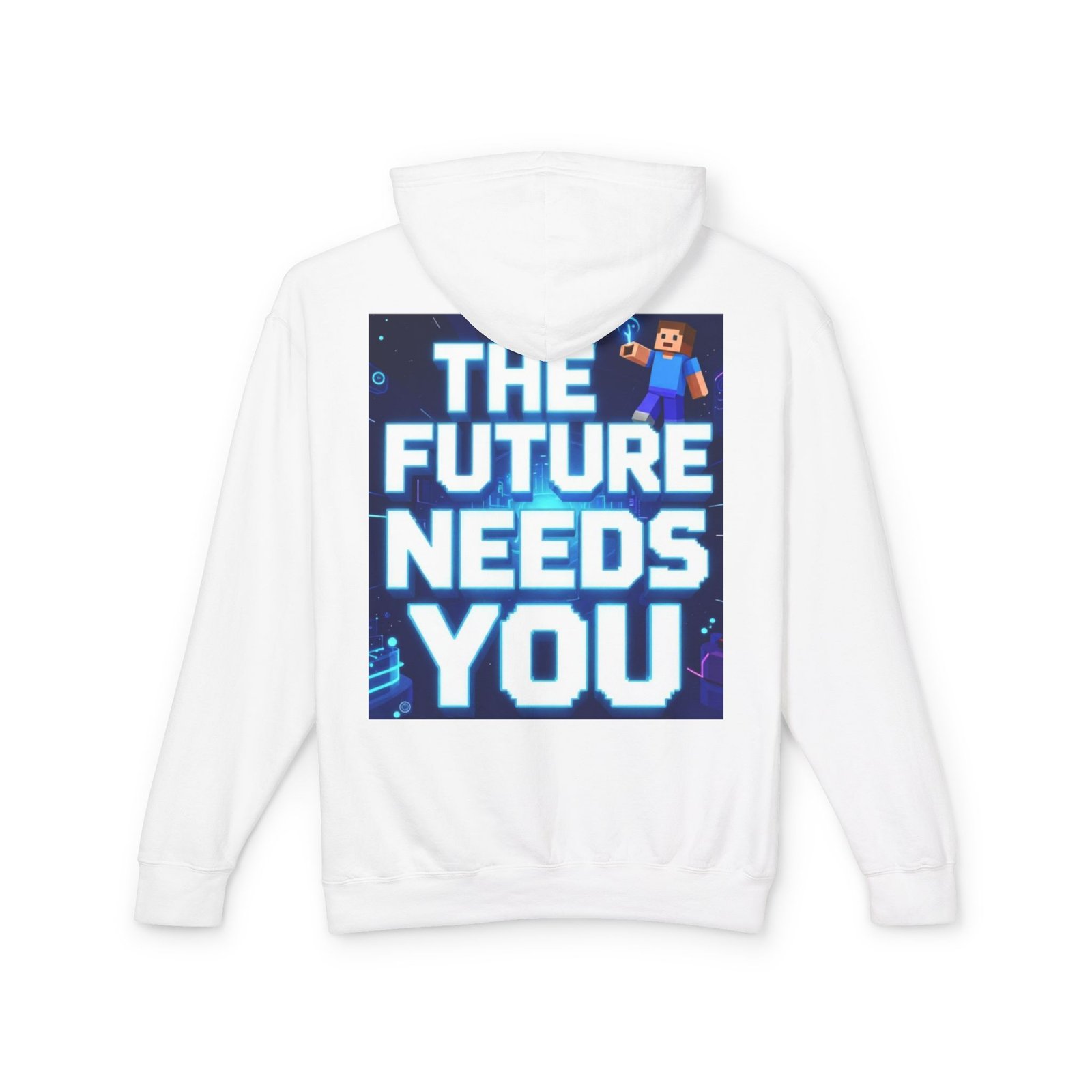 Hoodie — "The Future Needs You" Motivational Graphic Hoodie - Image 6