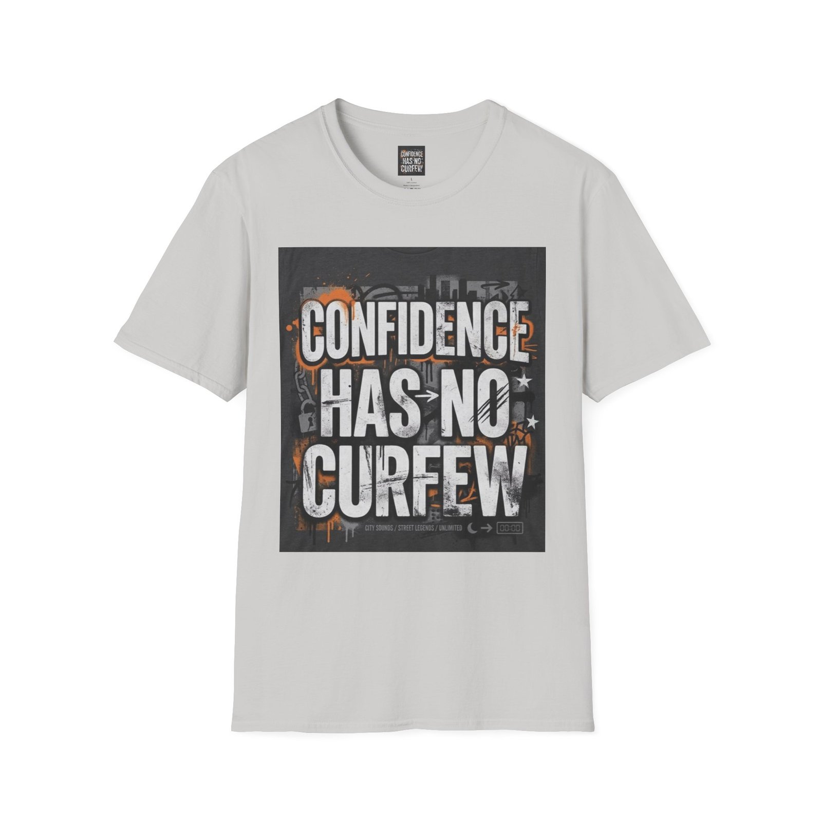 Confidence Has No Curfew T-Shirt — Empowering Urban Graphic Tee - Image 11