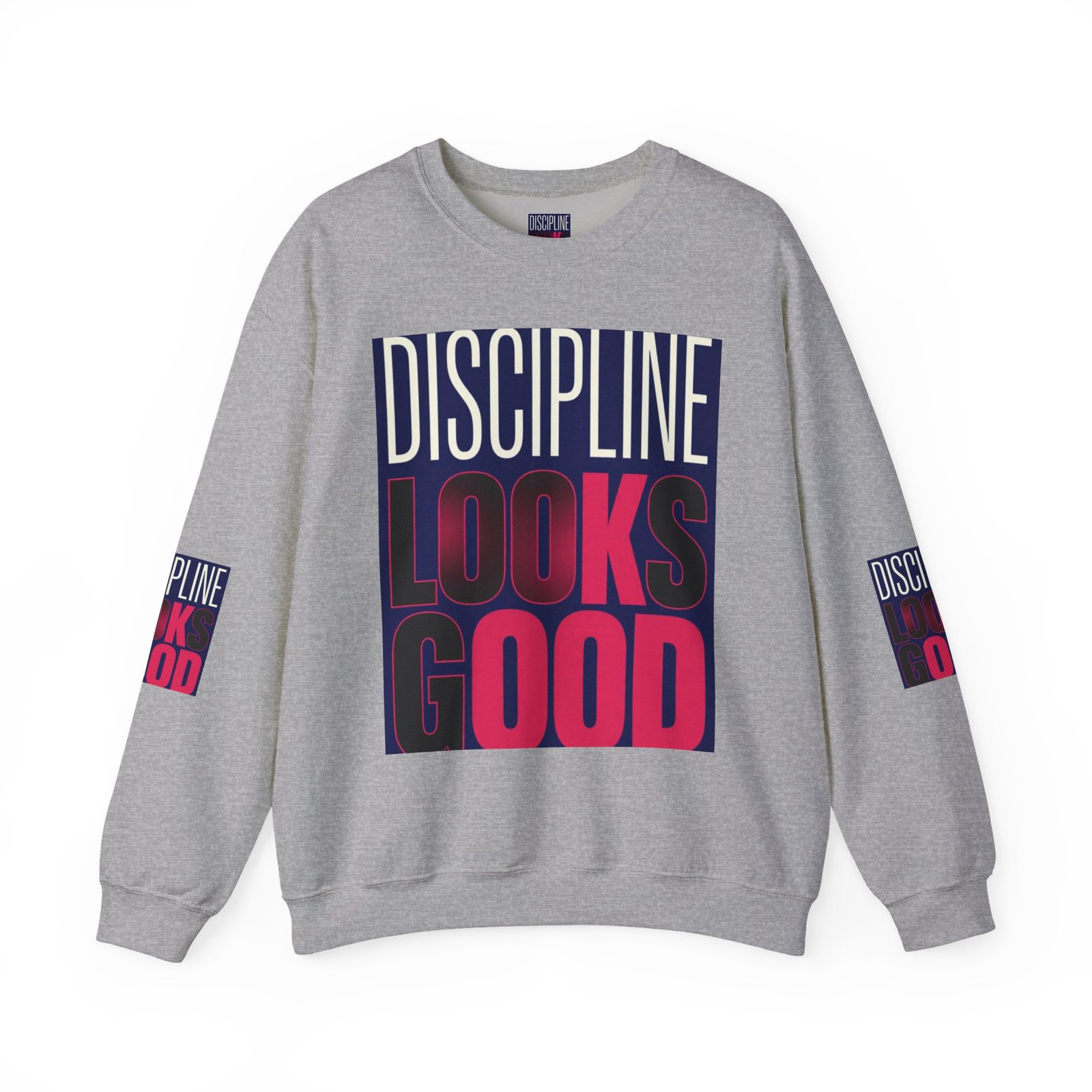 Discipline Looks Good Sweatshirt — Motivational Graphic Crewneck - Image 21
