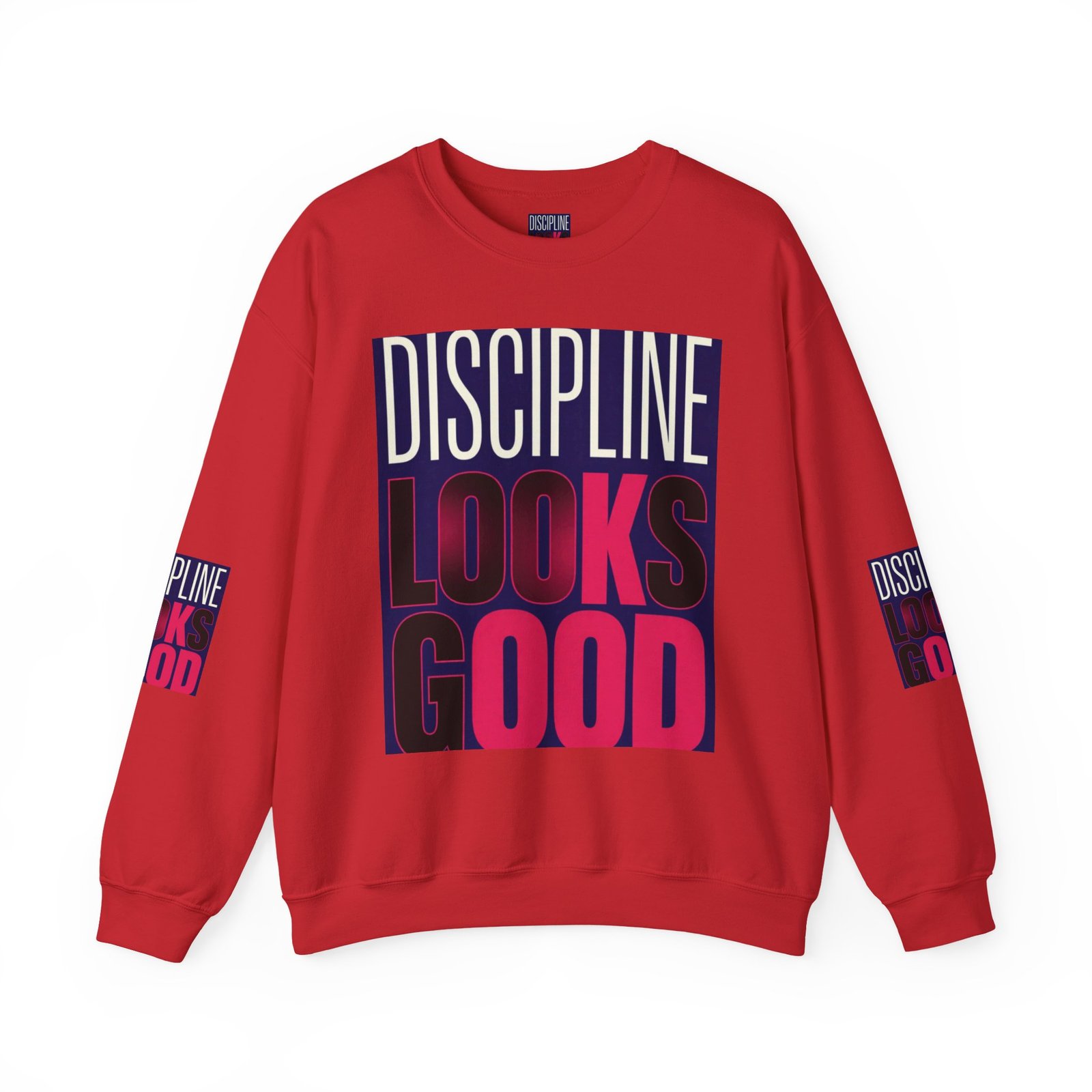 Discipline Looks Good Sweatshirt — Motivational Graphic Crewneck - Image 45
