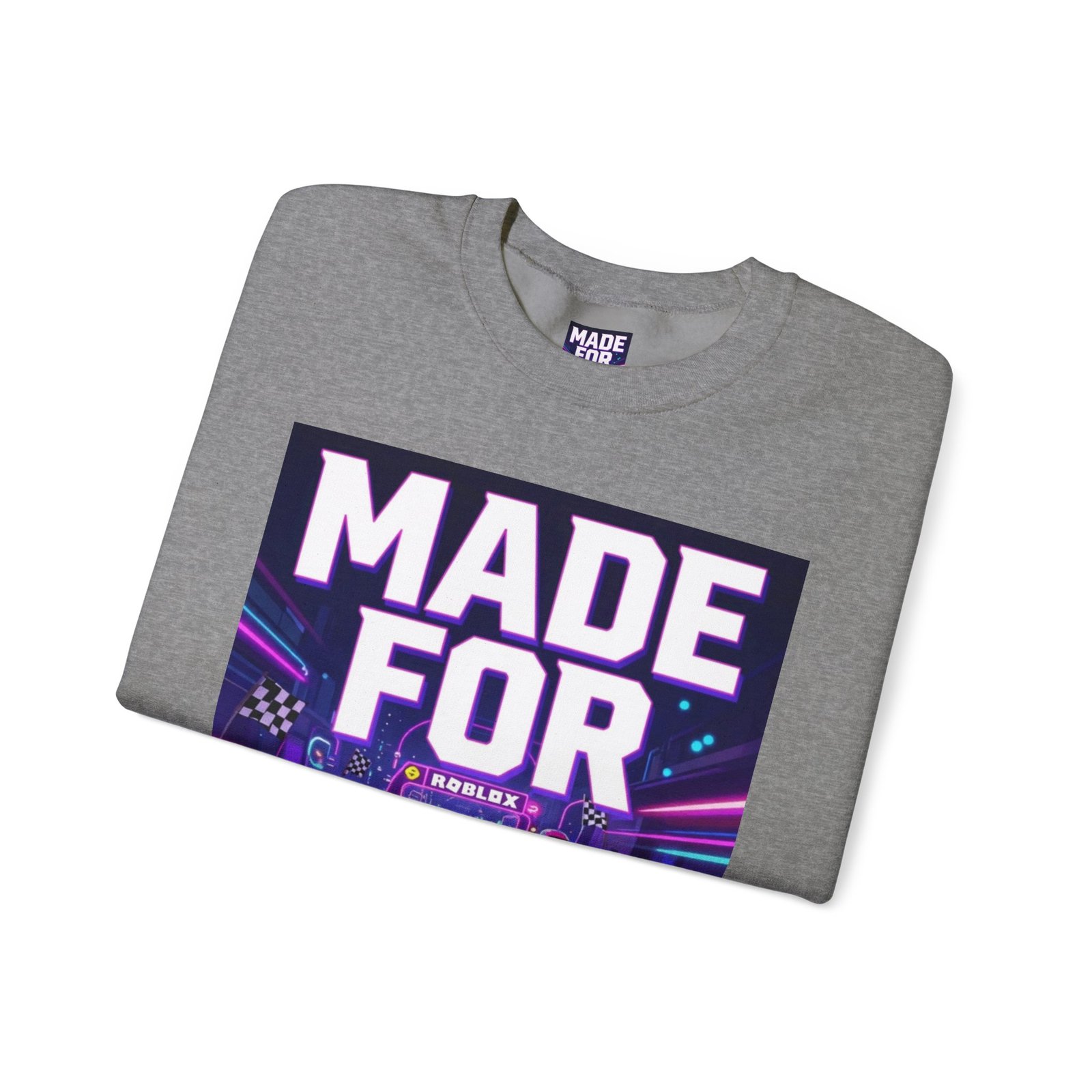 Made For More Sweatshirt — Retro Neon Racing Graphic Crewneck - Image 31