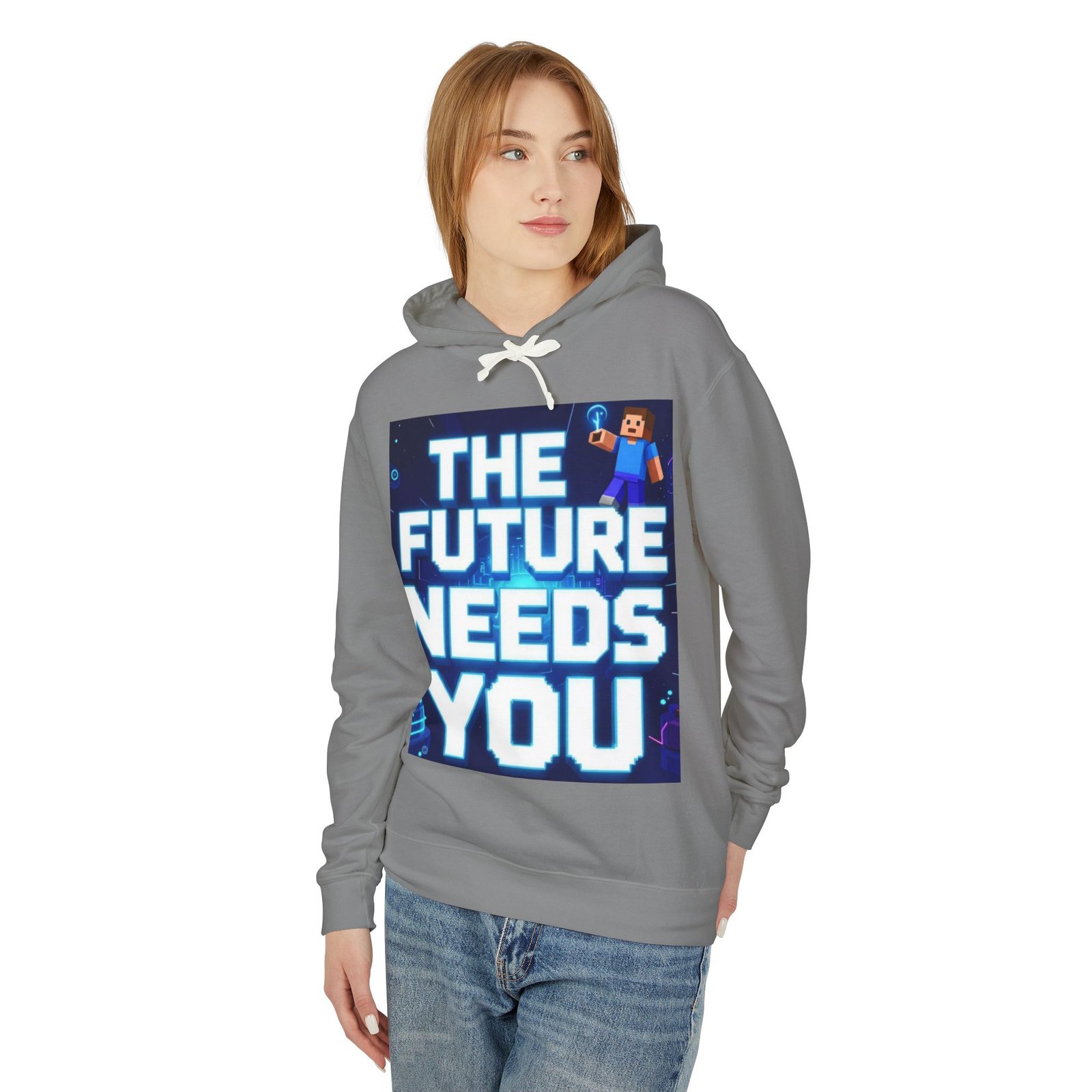 Hoodie — "The Future Needs You" Motivational Graphic Hoodie - Image 31