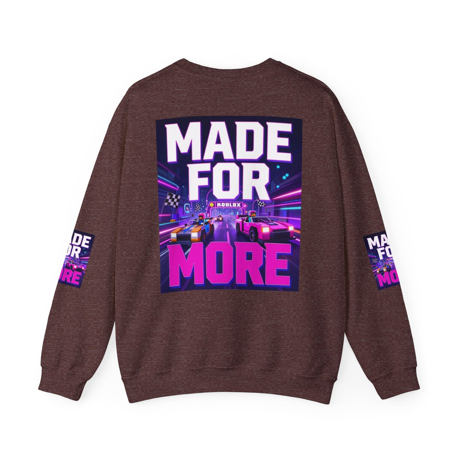Made For More Sweatshirt — Retro Neon Racing Graphic Crewneck - Image 14