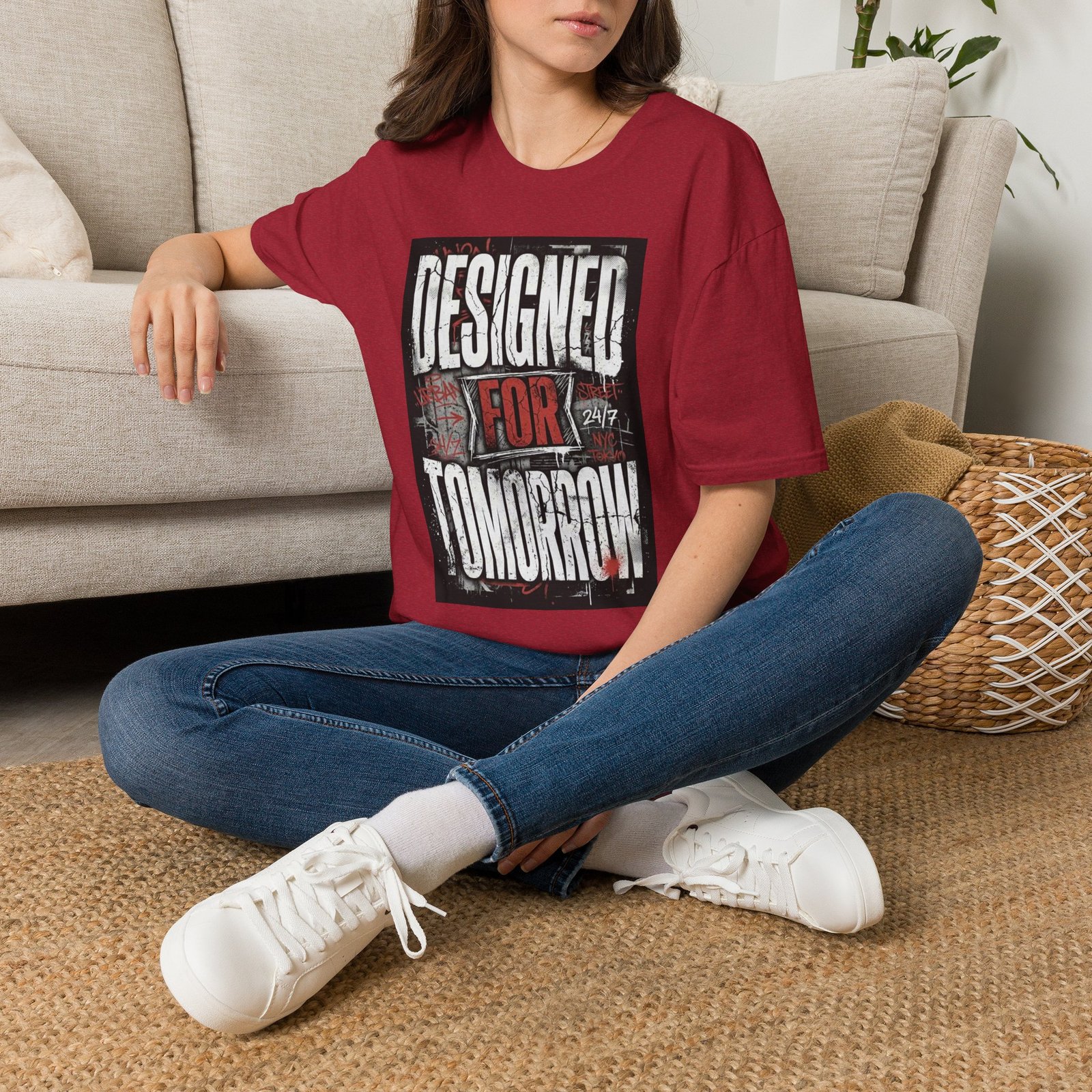 T-Shirt — "Designed for Tomorrow" Graphic Tee - Image 46