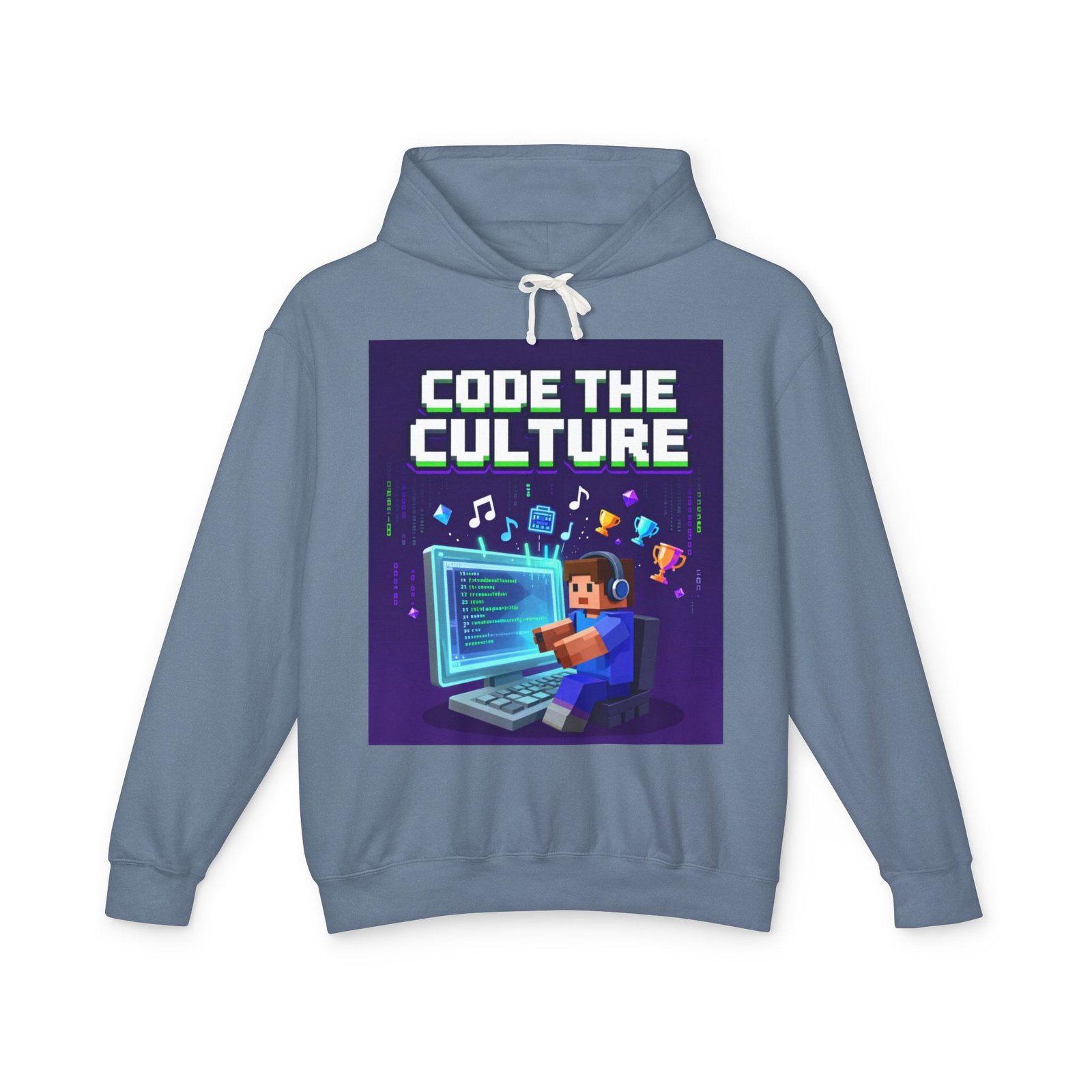 Code the Culture Hoodie — Gamer Programmer Graphic Pullover - Image 33