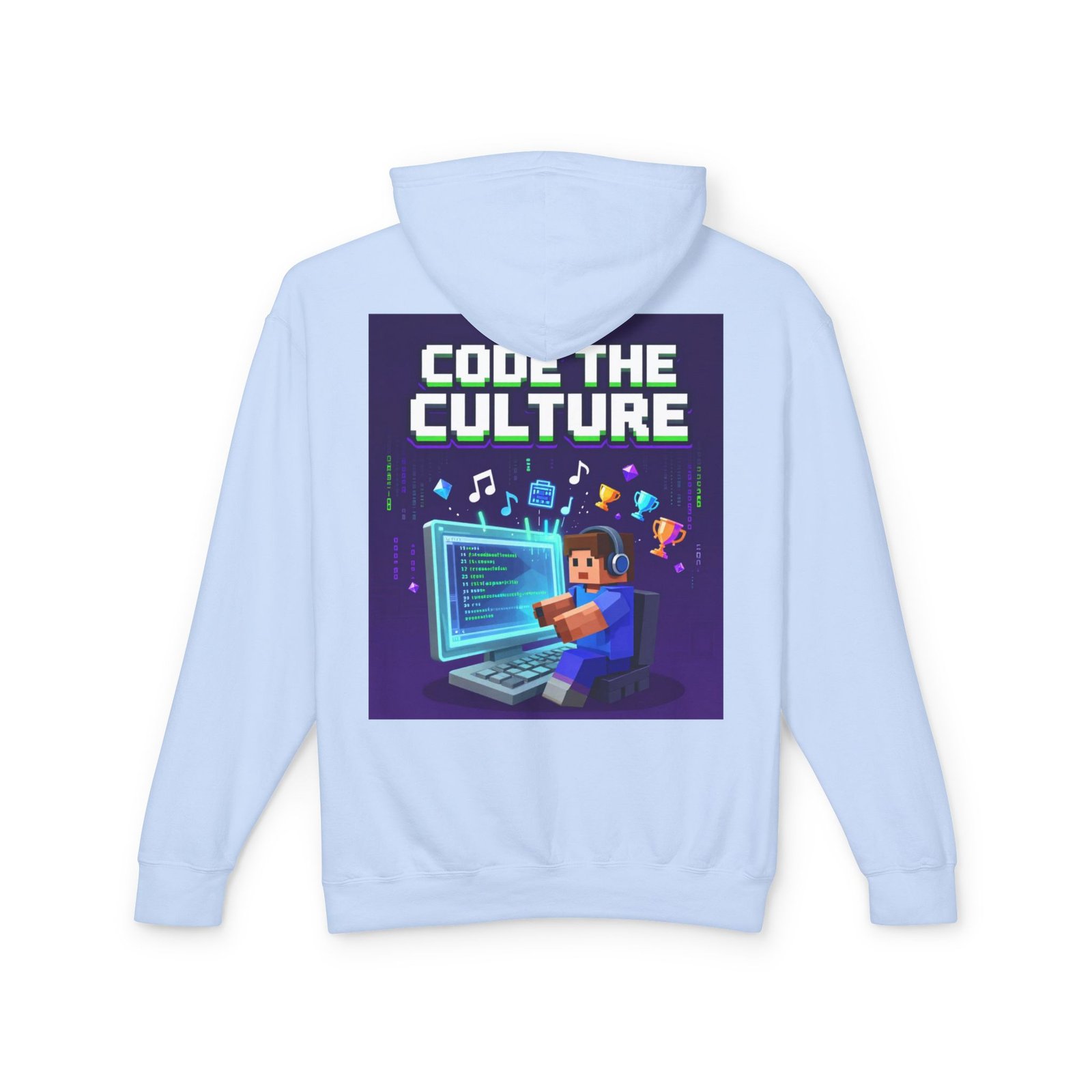 Code the Culture Hoodie — Gamer Programmer Graphic Pullover - Image 10